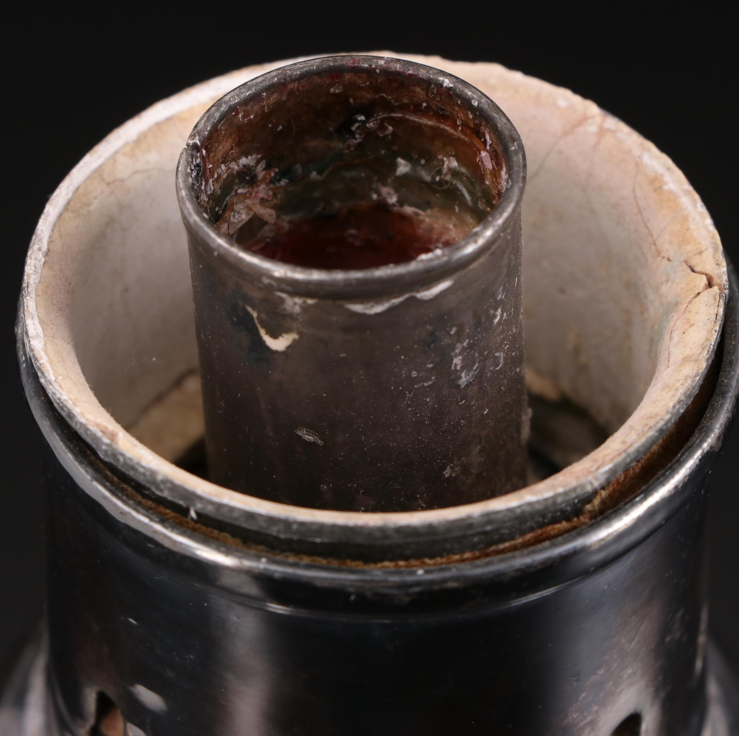 Pair of Victorian Silver Plate on Brass Hurricane Candlesticks, 19th Century