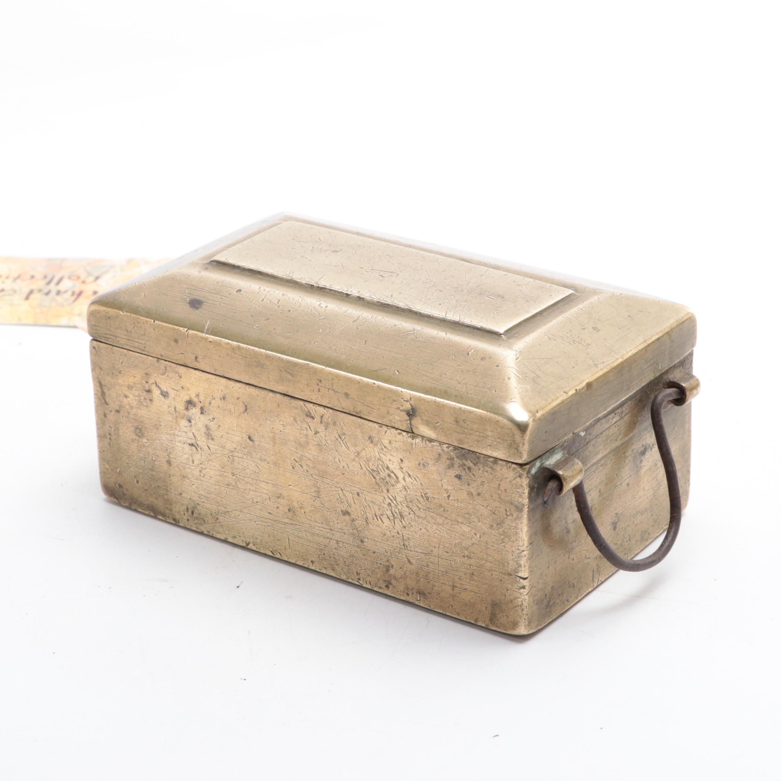 Filipino Brass Betel Nut Boxes, Early and Mid-20th Century