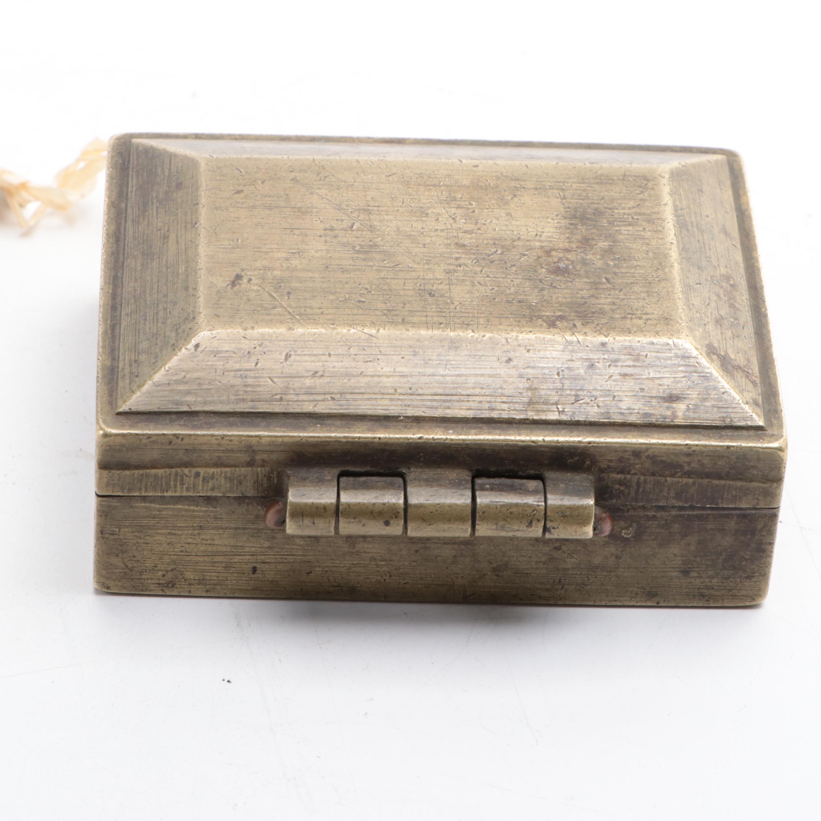 Filipino Brass Betel Nut Boxes, Early and Mid-20th Century