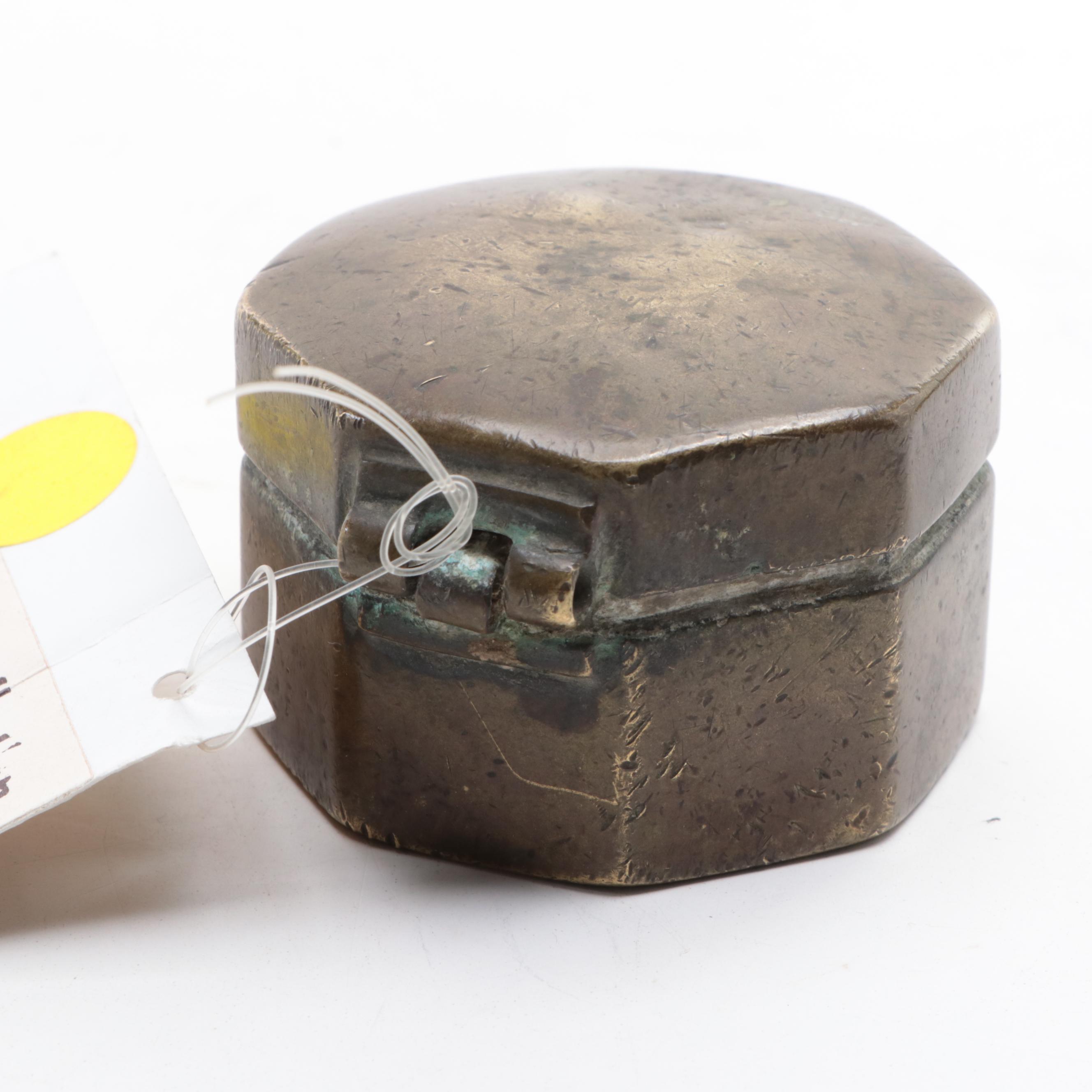 Filipino Brass Betel Nut Boxes, Early and Mid-20th Century