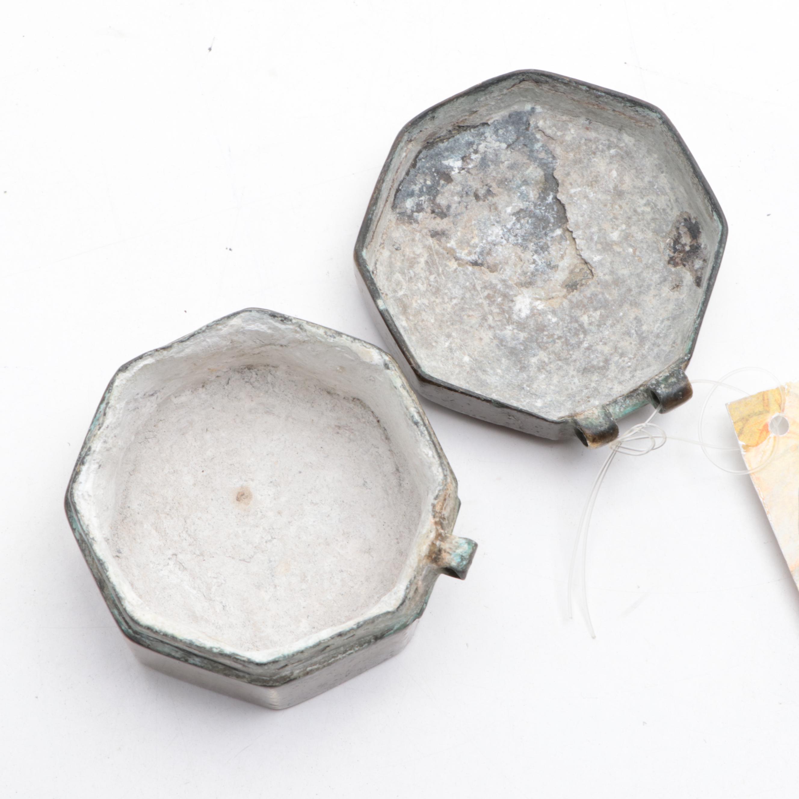 Filipino Brass Betel Nut Boxes, Early and Mid-20th Century