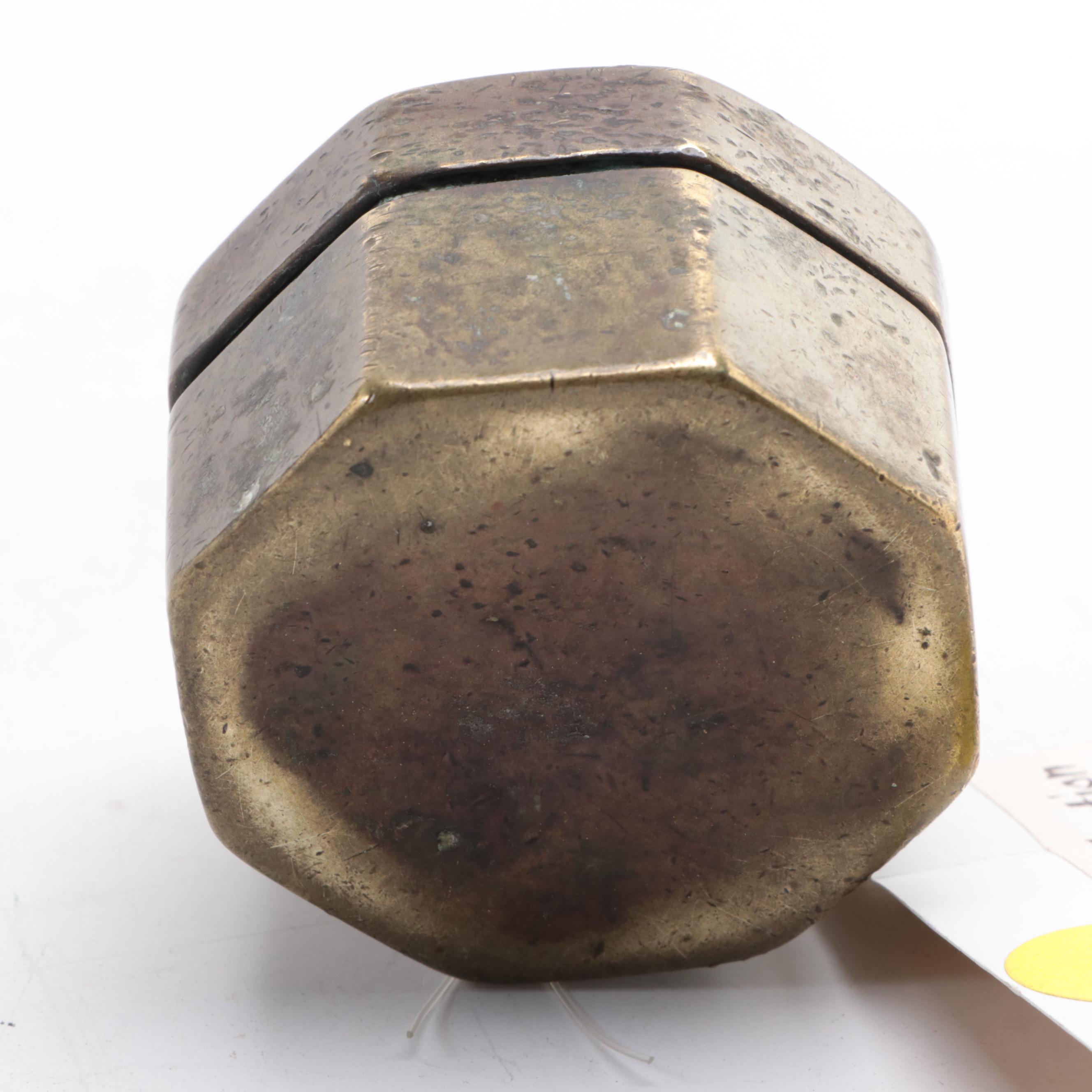 Filipino Brass Betel Nut Boxes, Early and Mid-20th Century