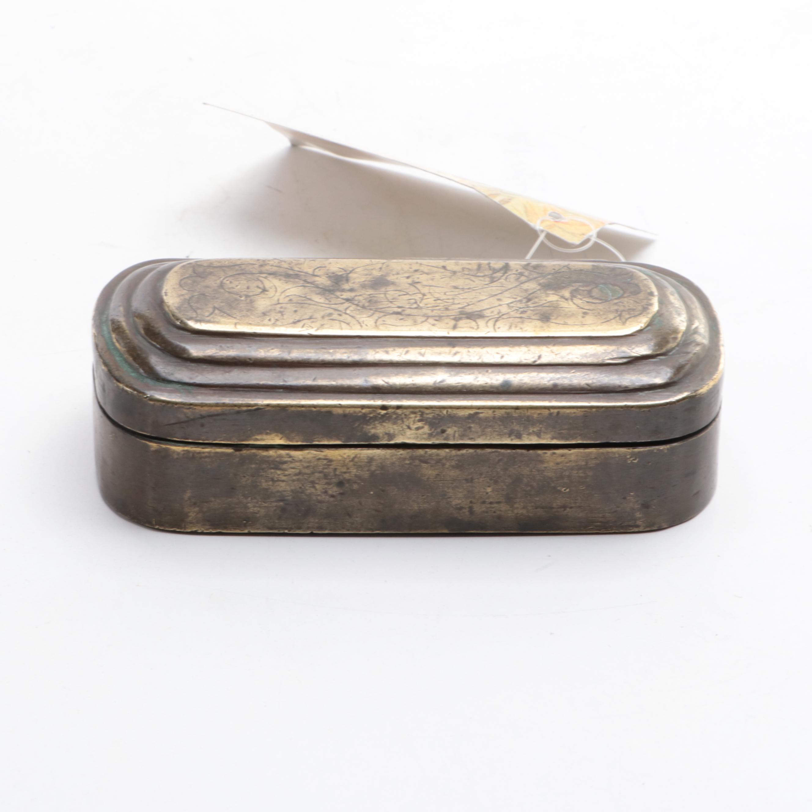 Filipino Brass Betel Nut Boxes, Early and Mid-20th Century