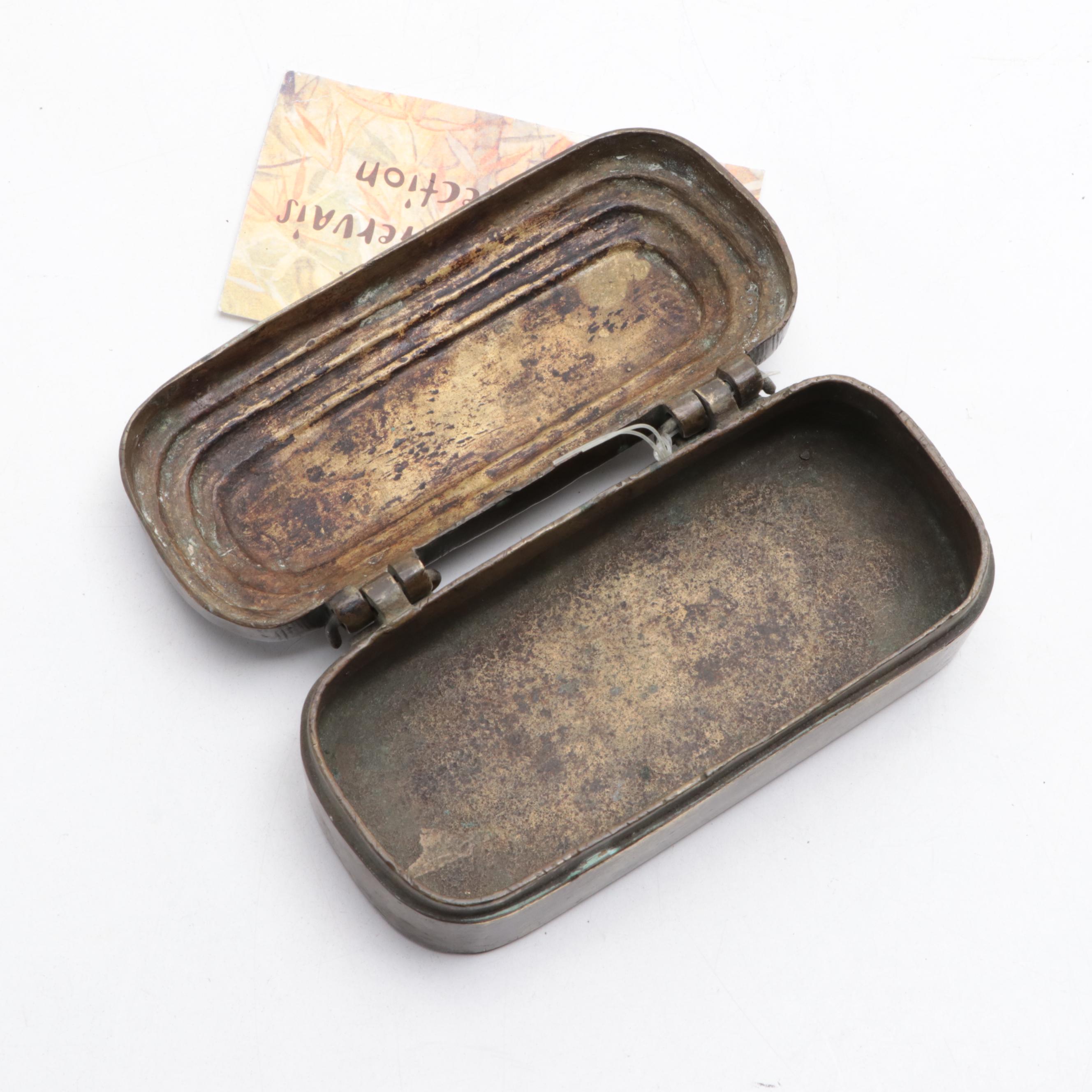 Filipino Brass Betel Nut Boxes, Early and Mid-20th Century