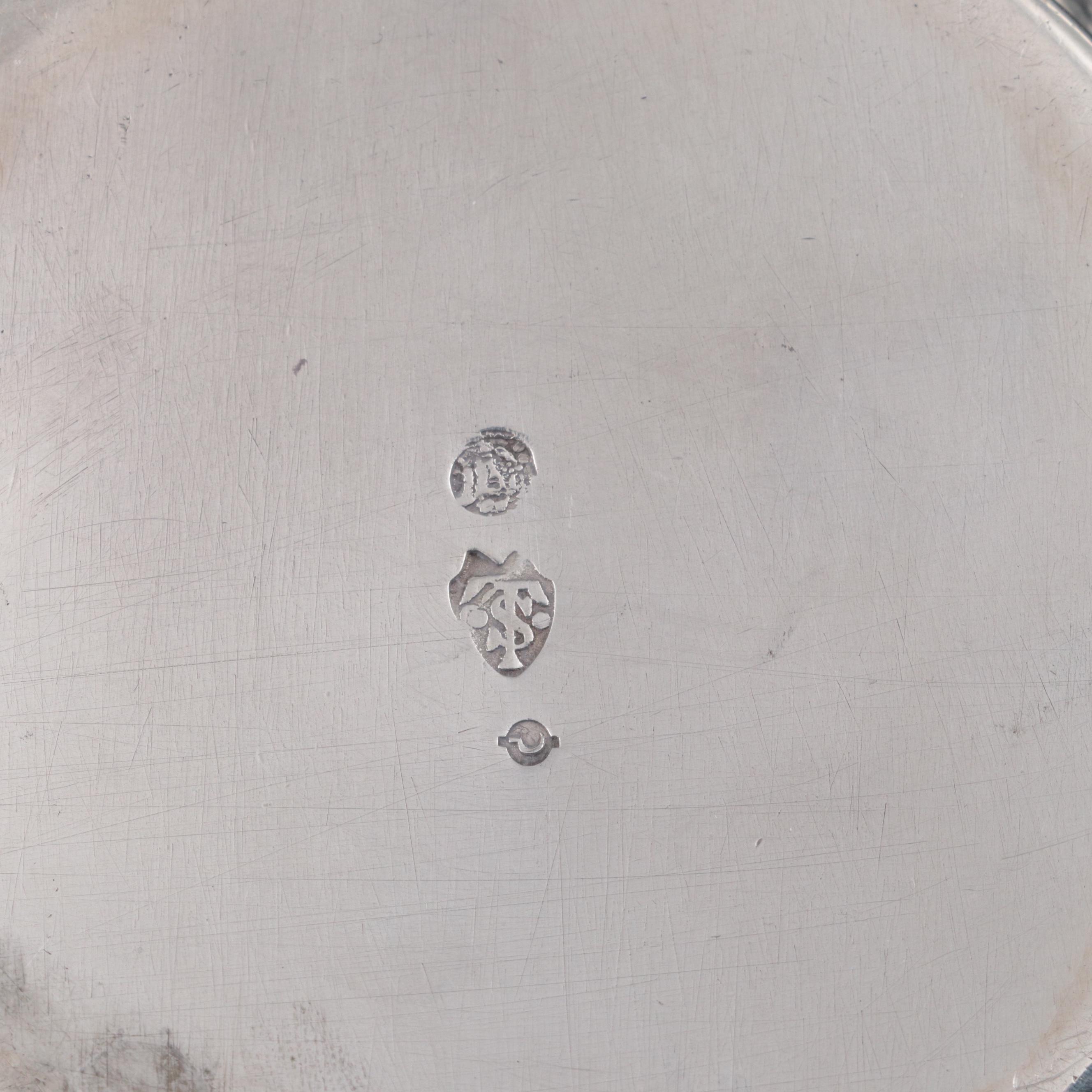 J. D. Schleissner & Söhne Baroque Revival Hanau 870 Silver Sugar, 19th C.