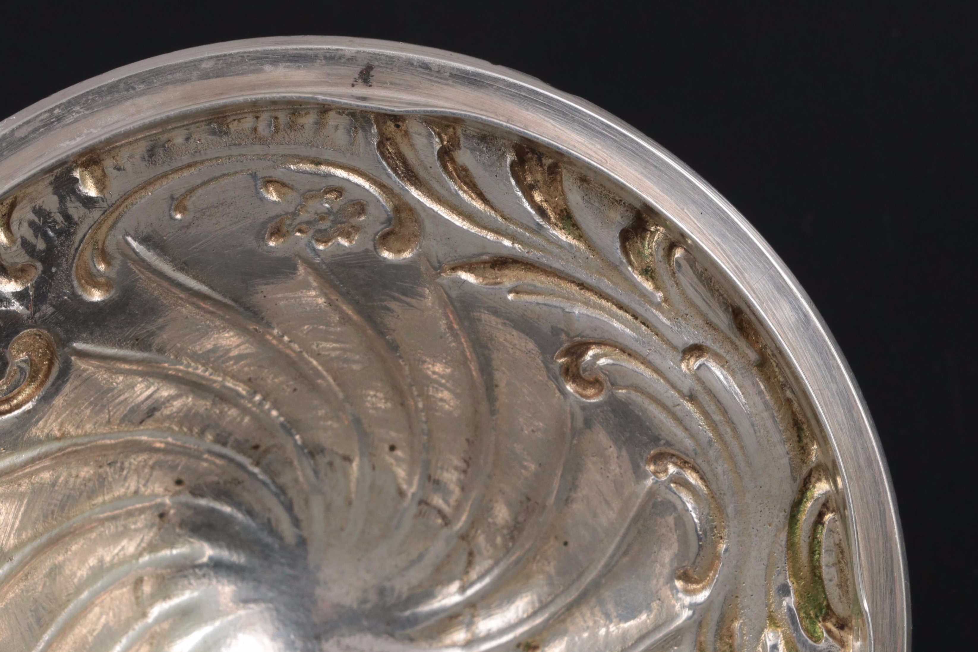 J. D. Schleissner & Söhne Baroque Revival Hanau 870 Silver Sugar, 19th C.