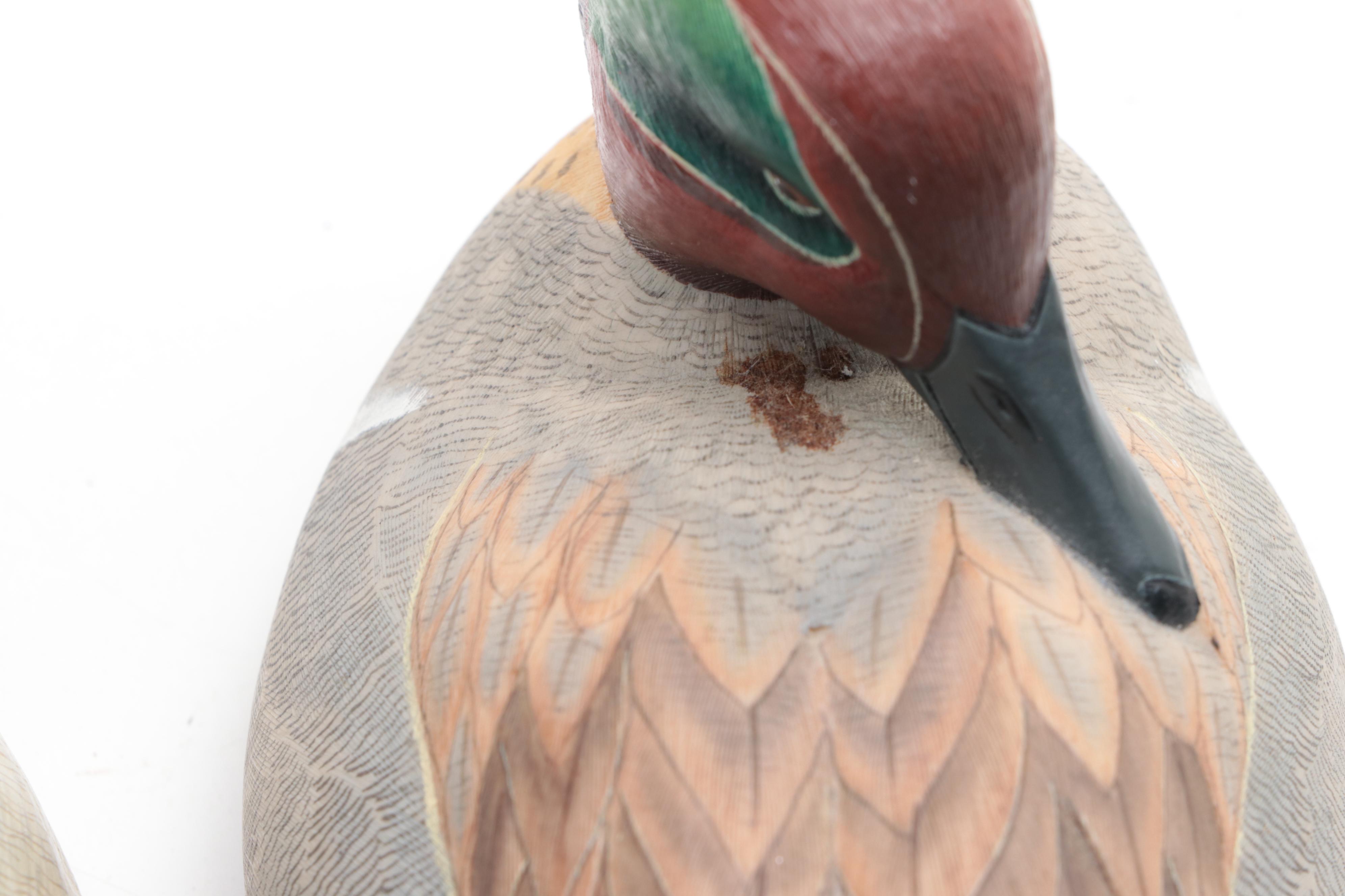 Three Danbury Mint North American Ducks by George Kruth