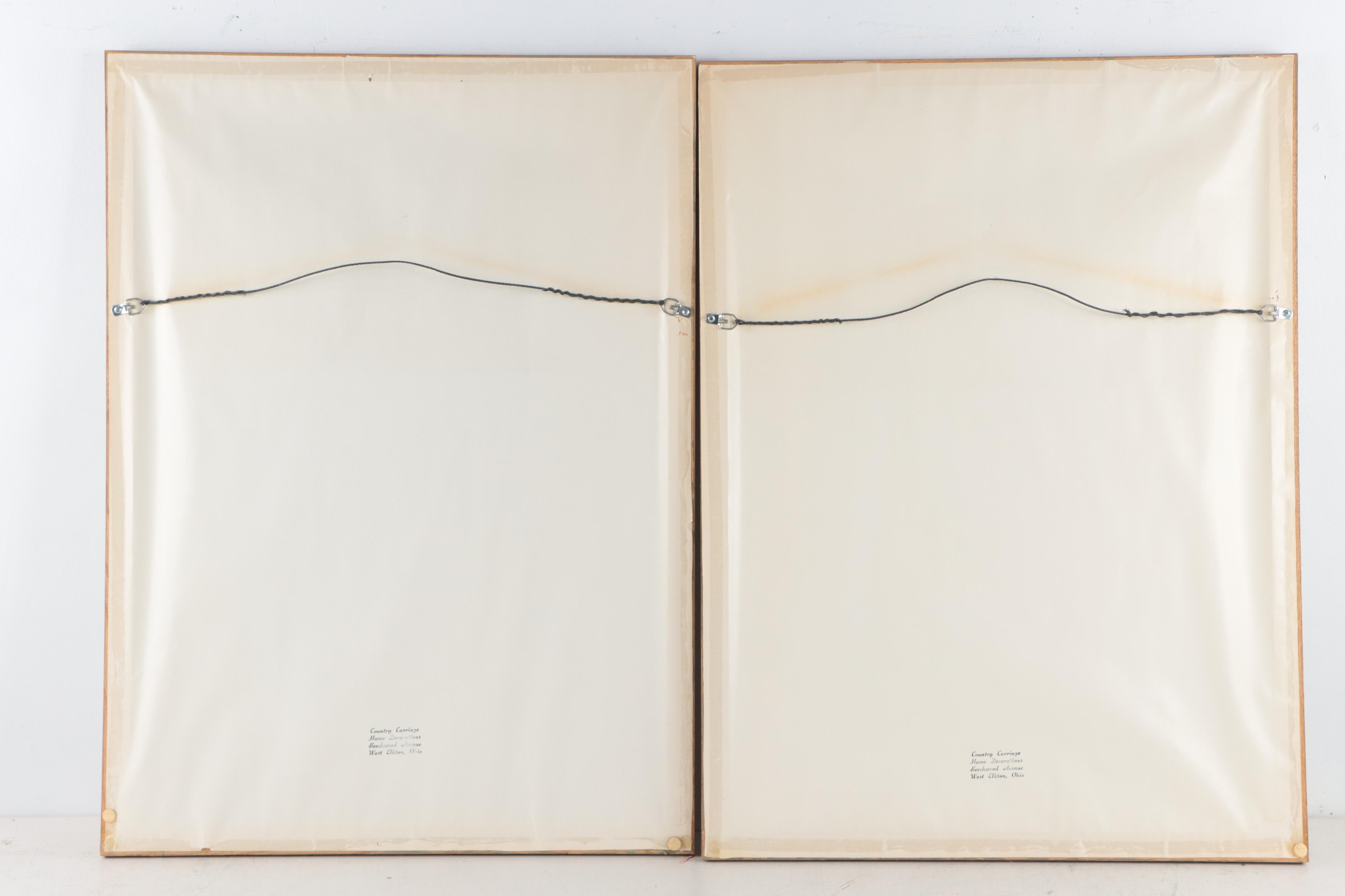 Christopher B. Walden Offset Lithographs of Birds Including "Snowed Under"