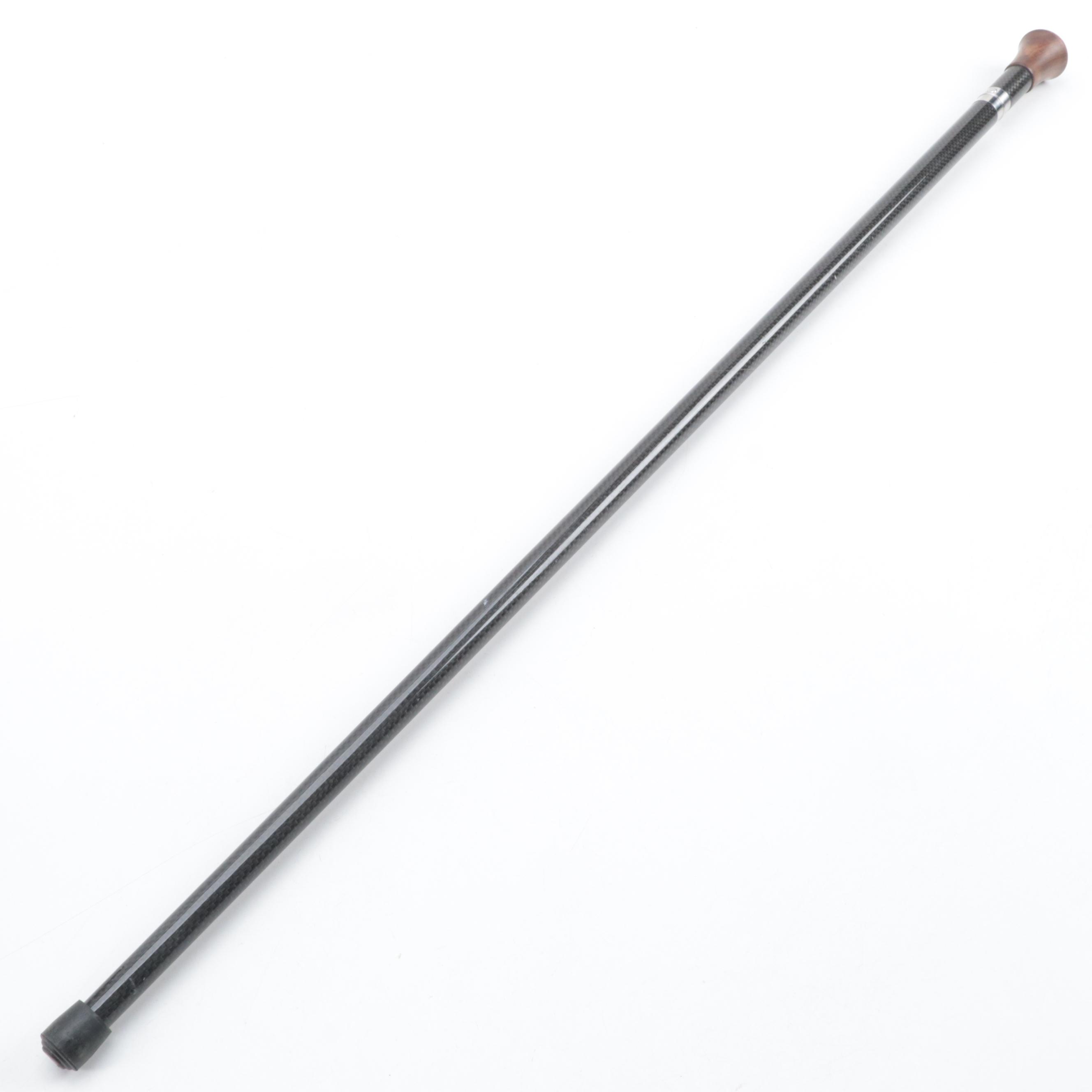 Burger Walnut and Carbon Fiber Sword Cane
