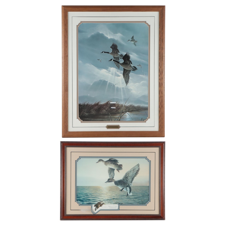 Christopher B. Walden and Lynn R. Kaatz Offset Lithographs of Birds