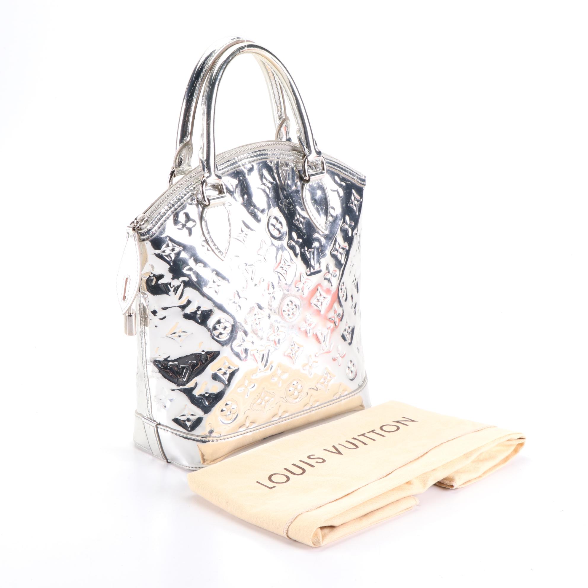 Louis Vuitton LockIt Handbag in Monogram Miroir PVC