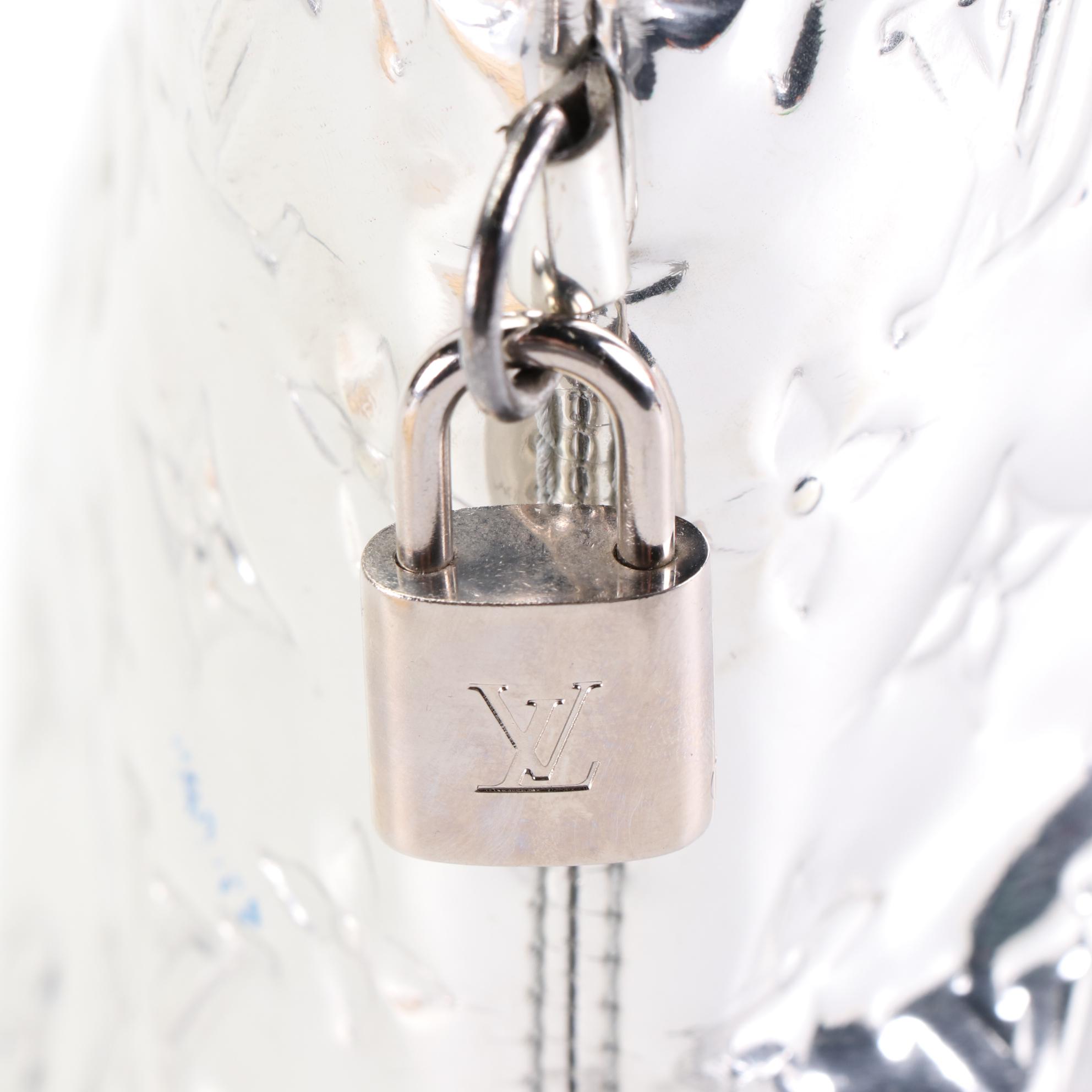 Louis Vuitton LockIt Handbag in Monogram Miroir PVC