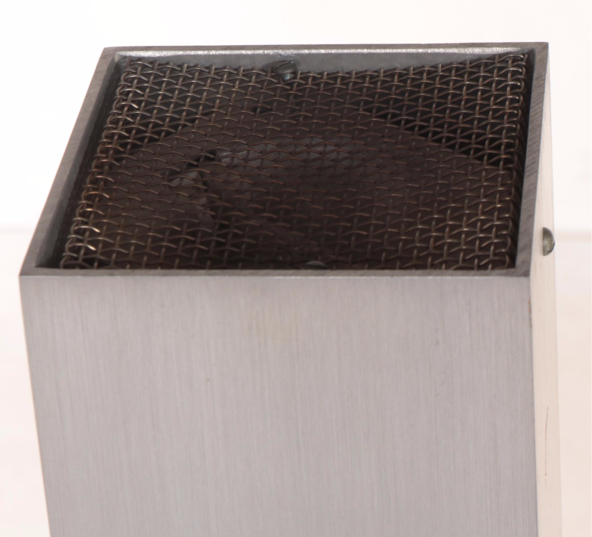 Rudi Stern for George Kovacs Brushed Aluminum and Neon Floor Lamp, Circa 1980