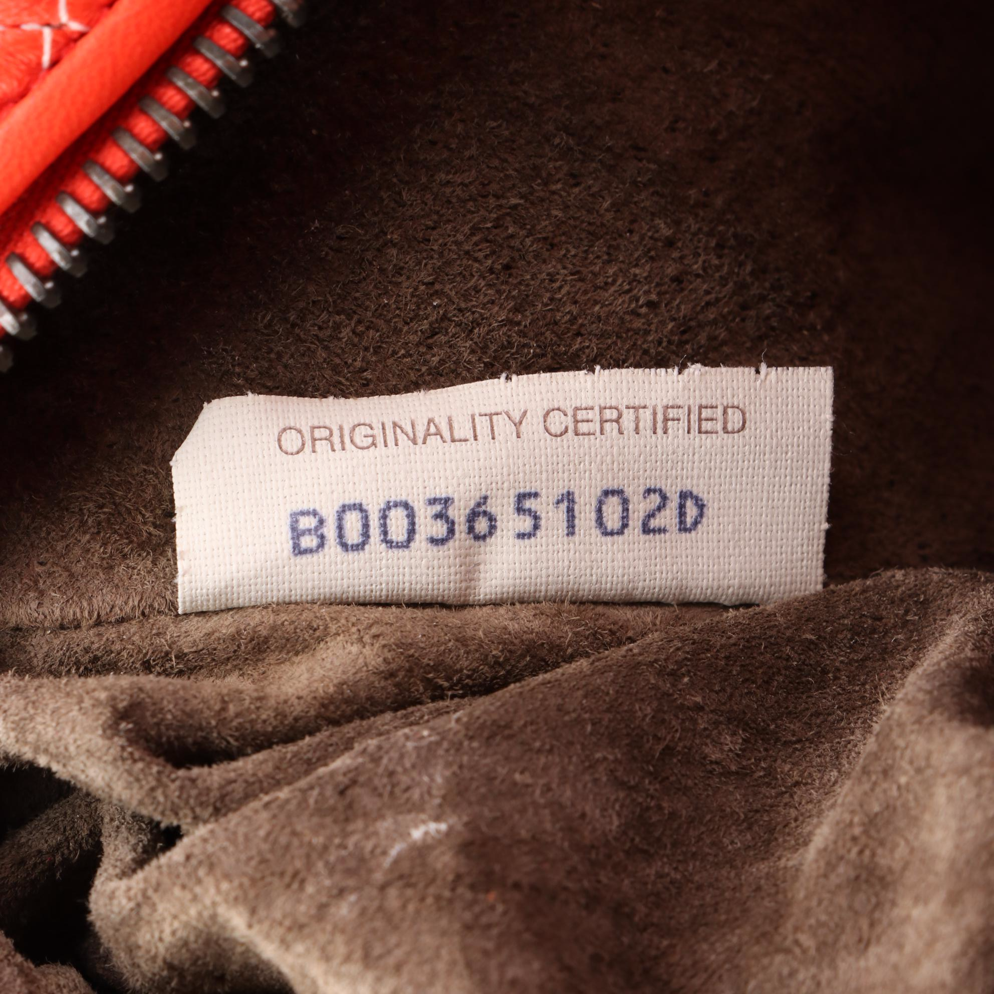 Bottega Veneta Zip Top Shoulder Bag in Quilted Puffy Stitch Leather