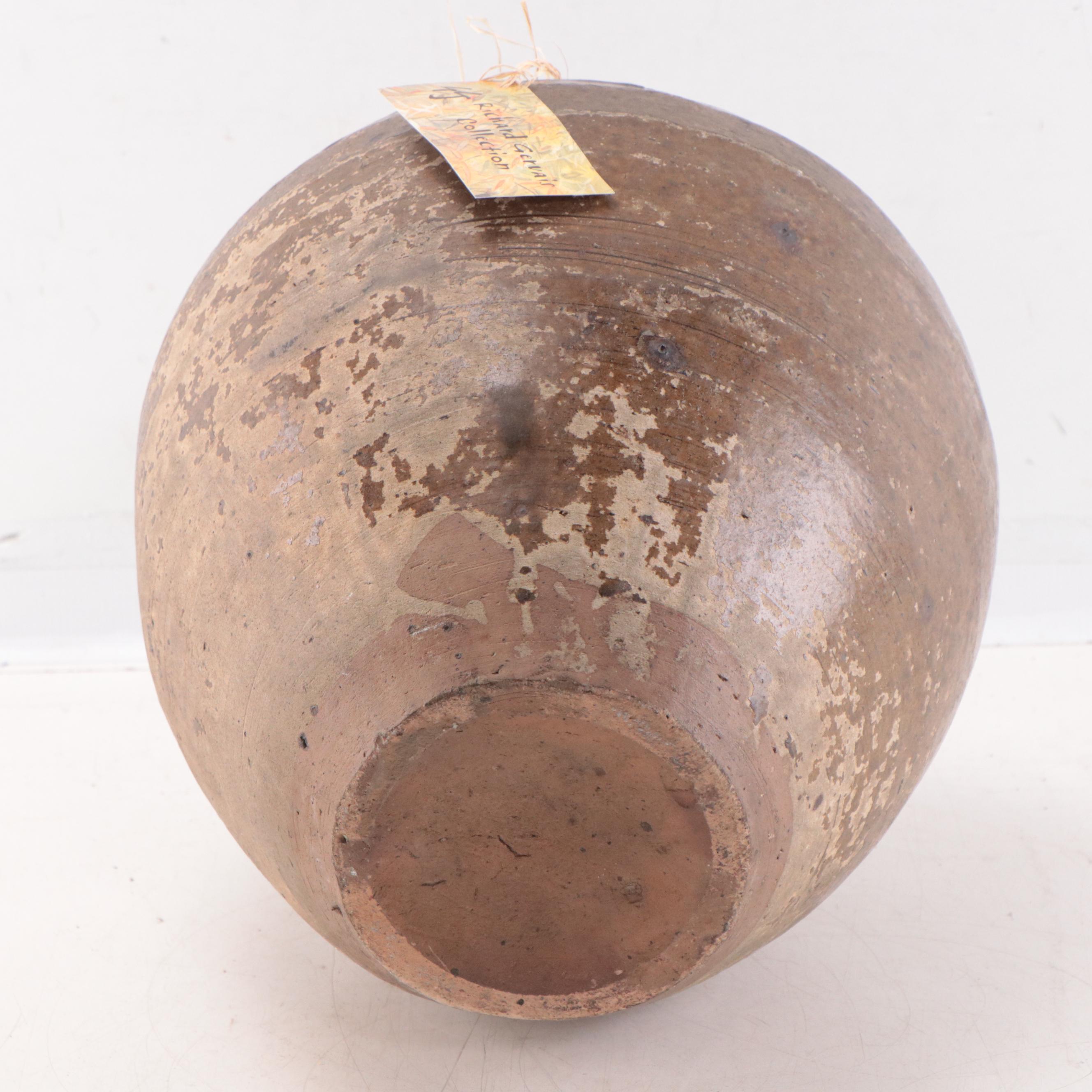 Chinese Ceramic Burial Jar With Dragon Motif, Probably Song Dynasty