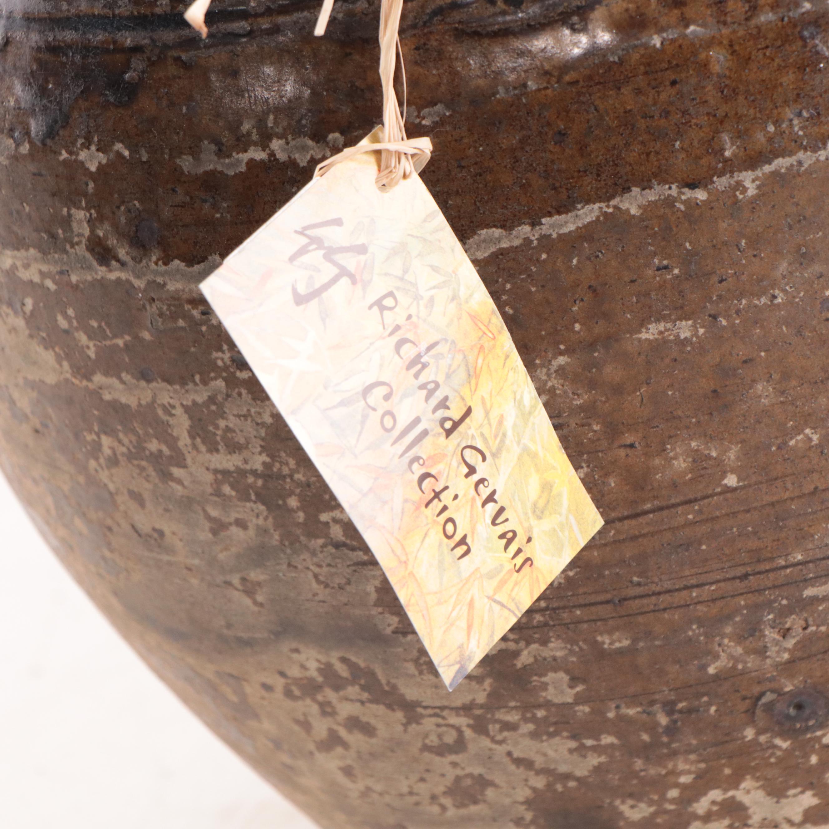 Chinese Ceramic Burial Jar With Dragon Motif, Probably Song Dynasty