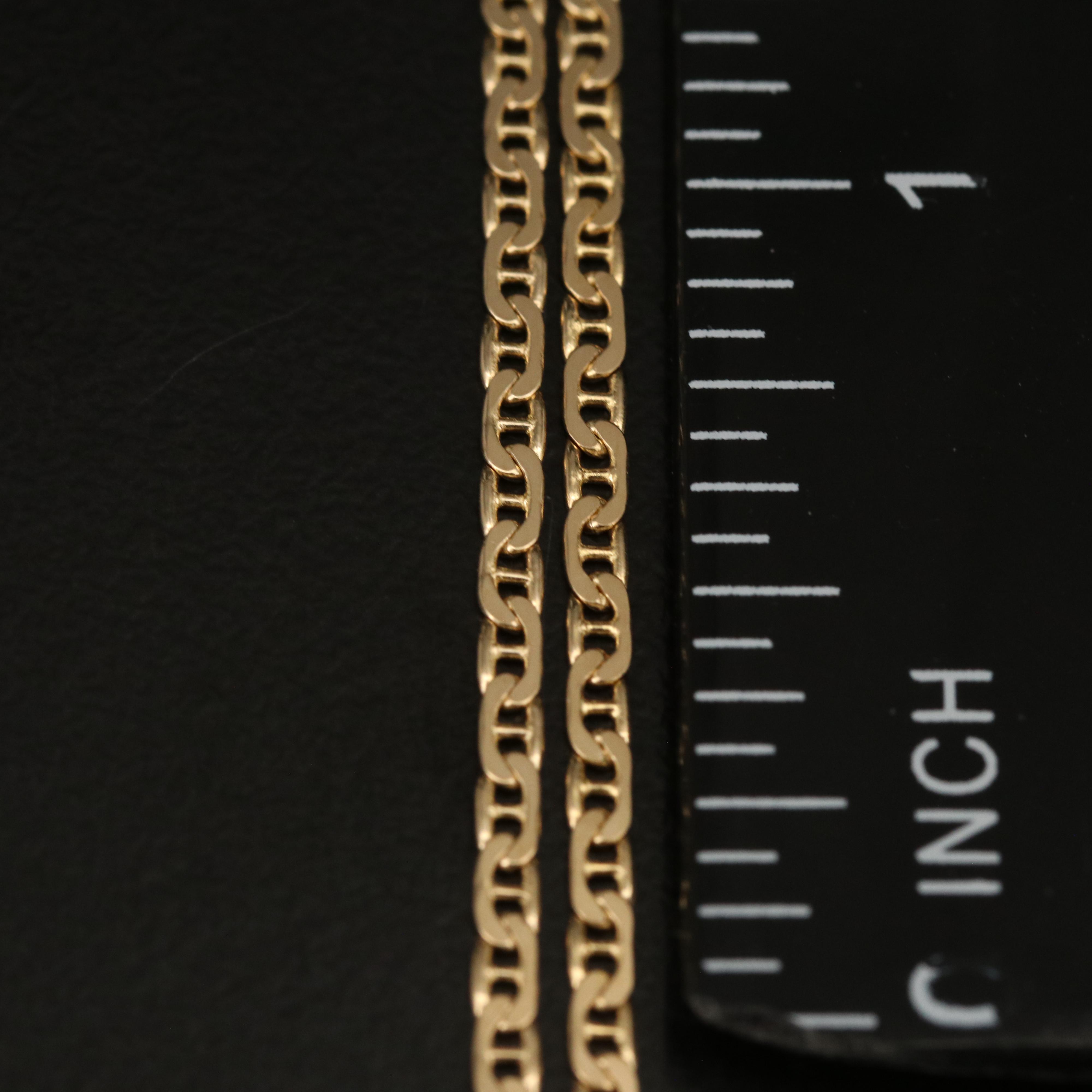 14K Mariner Chain Necklace