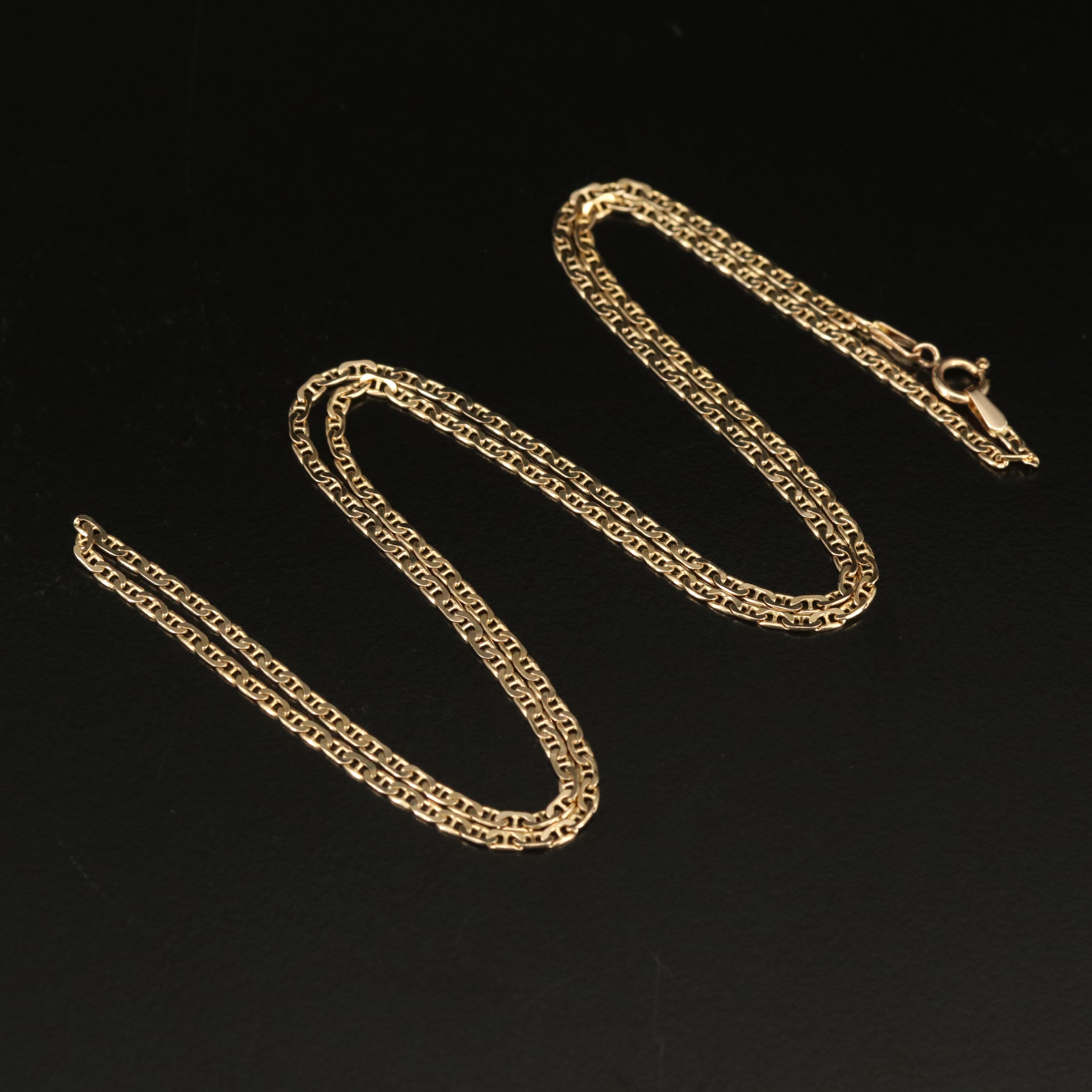 14K Mariner Chain Necklace