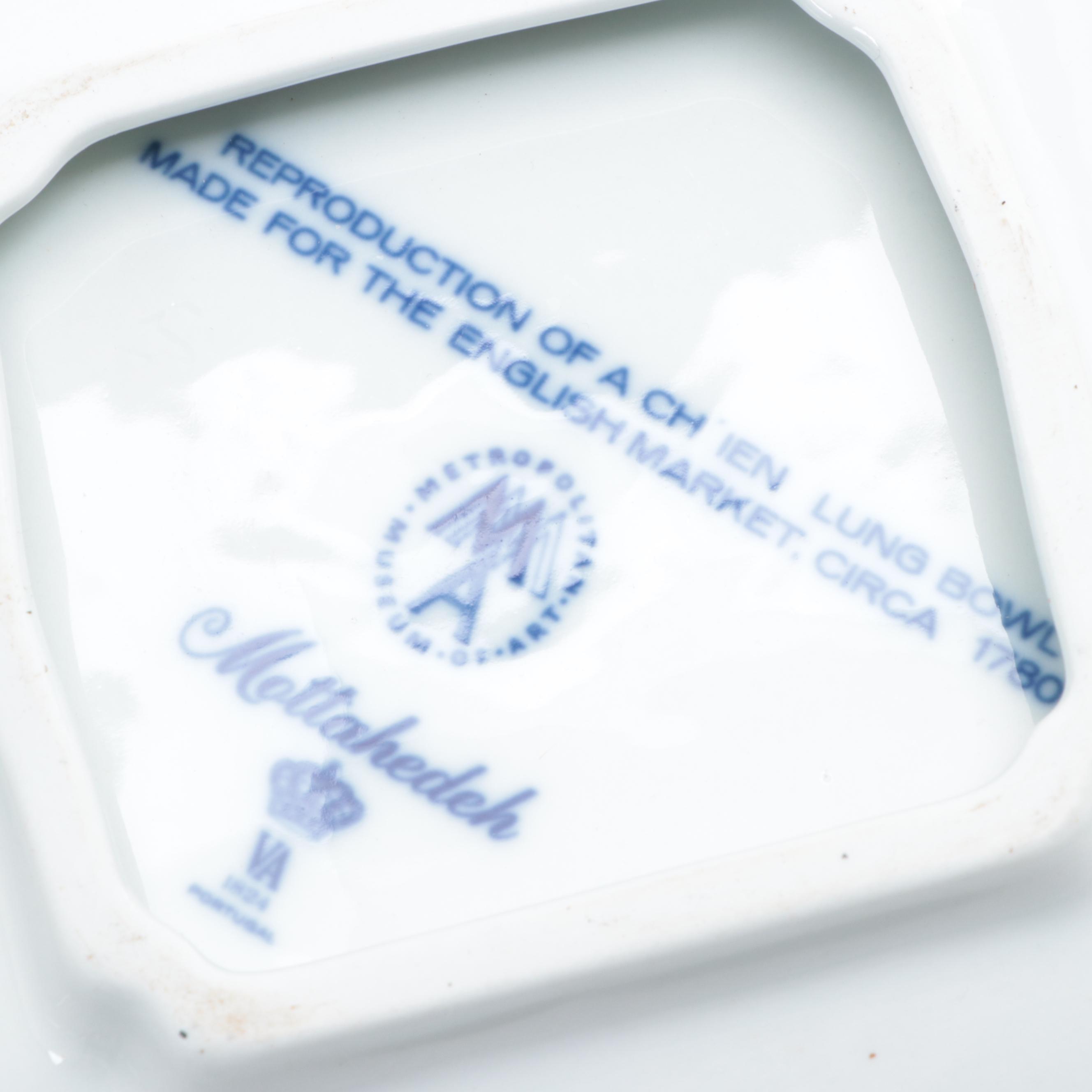 Mottahedeh Chinese Export Style Porcelain and Other Bowls