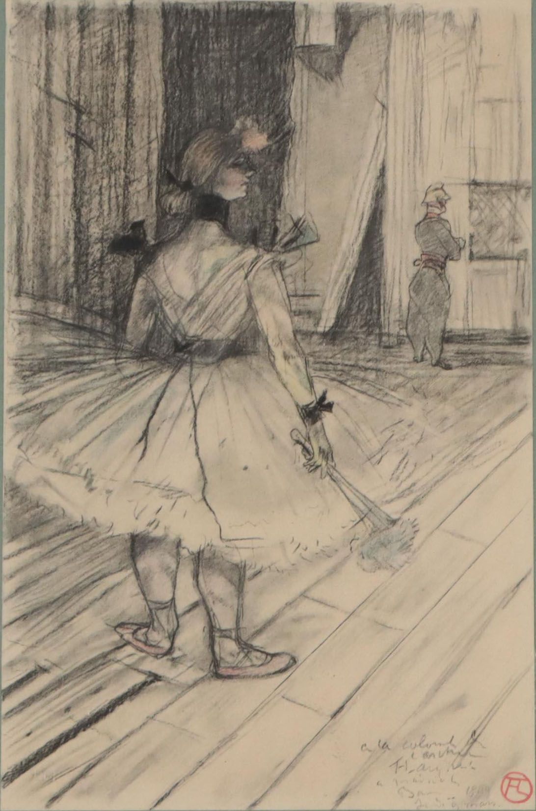 Collotype After Henri de Toulouse-Lautrec "Au Cirque"