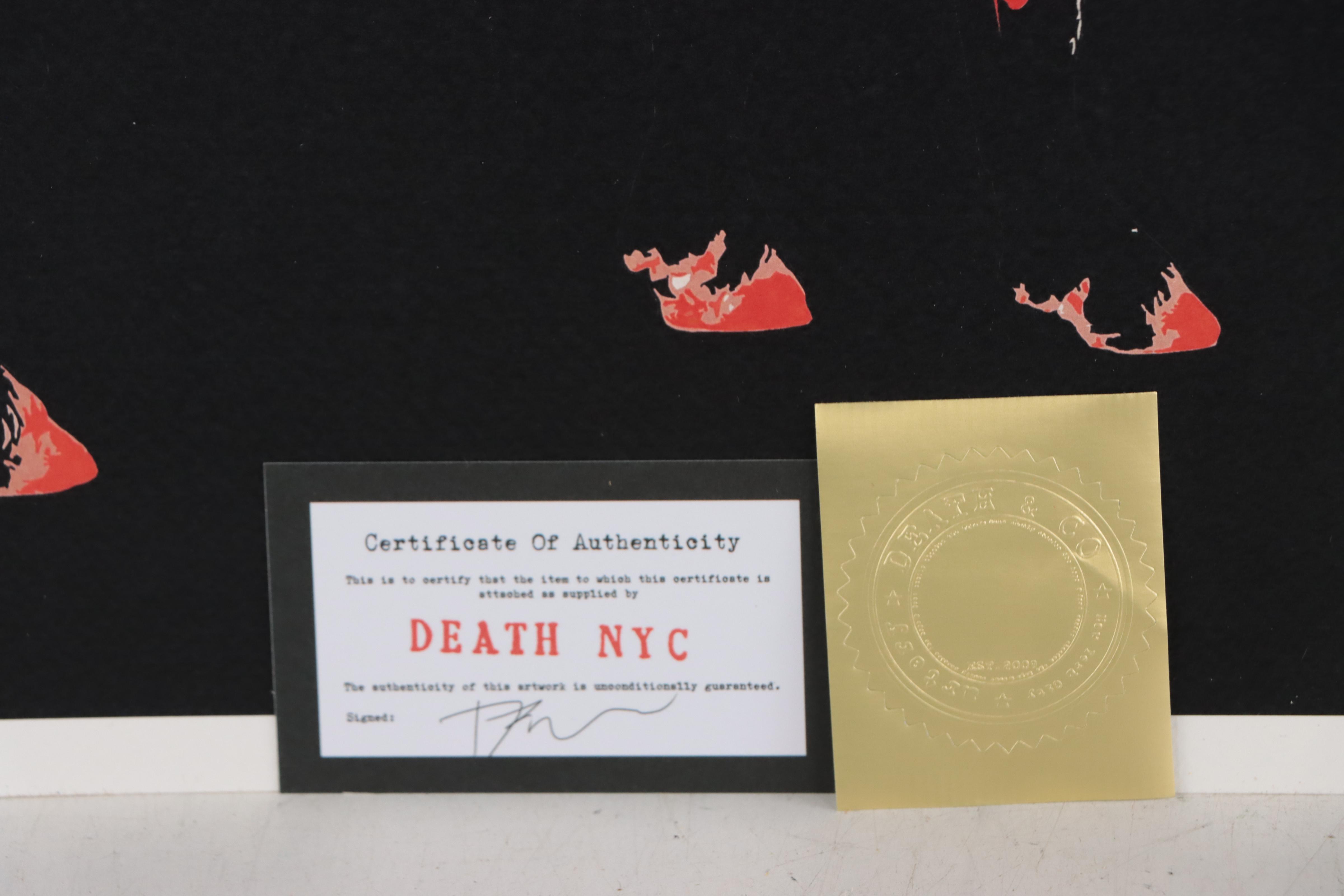 Death NYC Pop Art Graphic Print of Supreme Cow, 2017