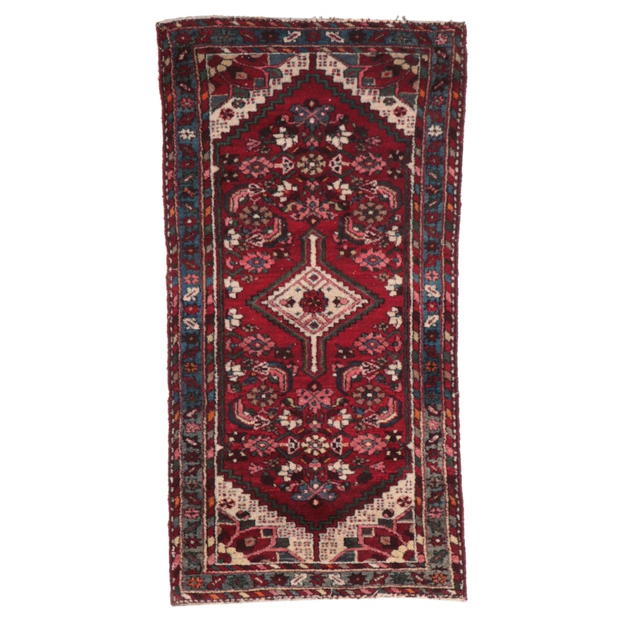2'5 x 4'11 Hand-Knotted Persian Malayer Accent Rug