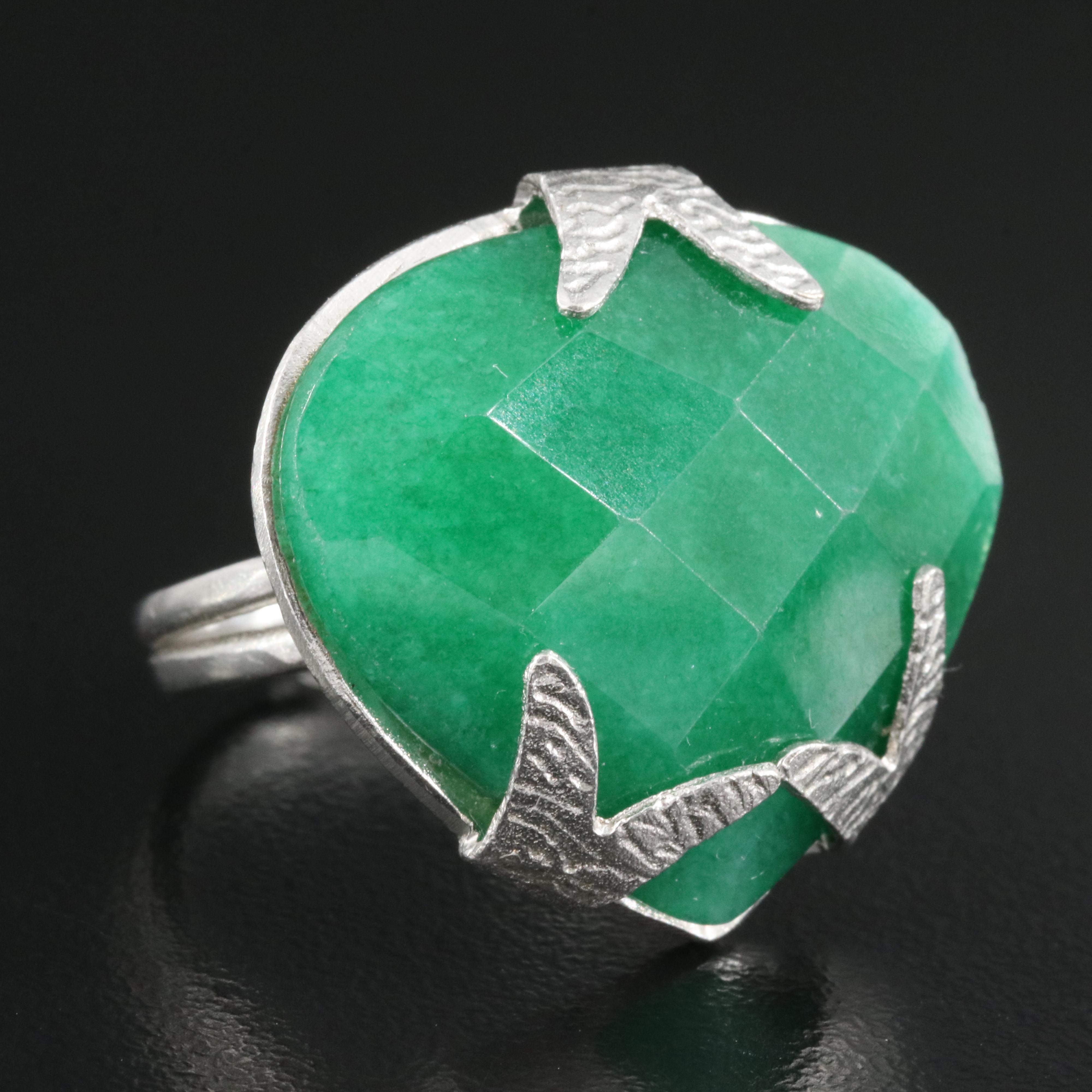 Sterling Quartz Ring