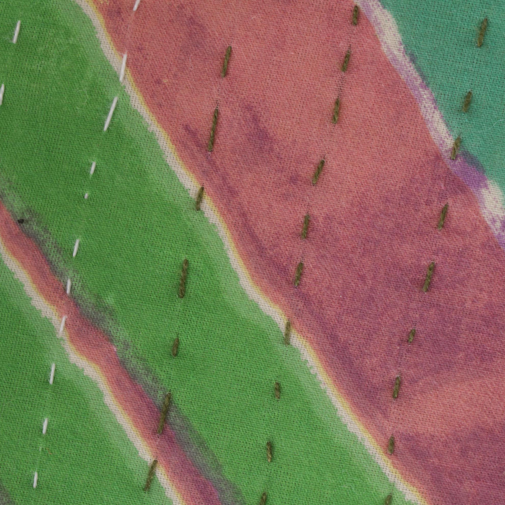 Anthropologie Upholstered Ebonized Wood Folding Chair