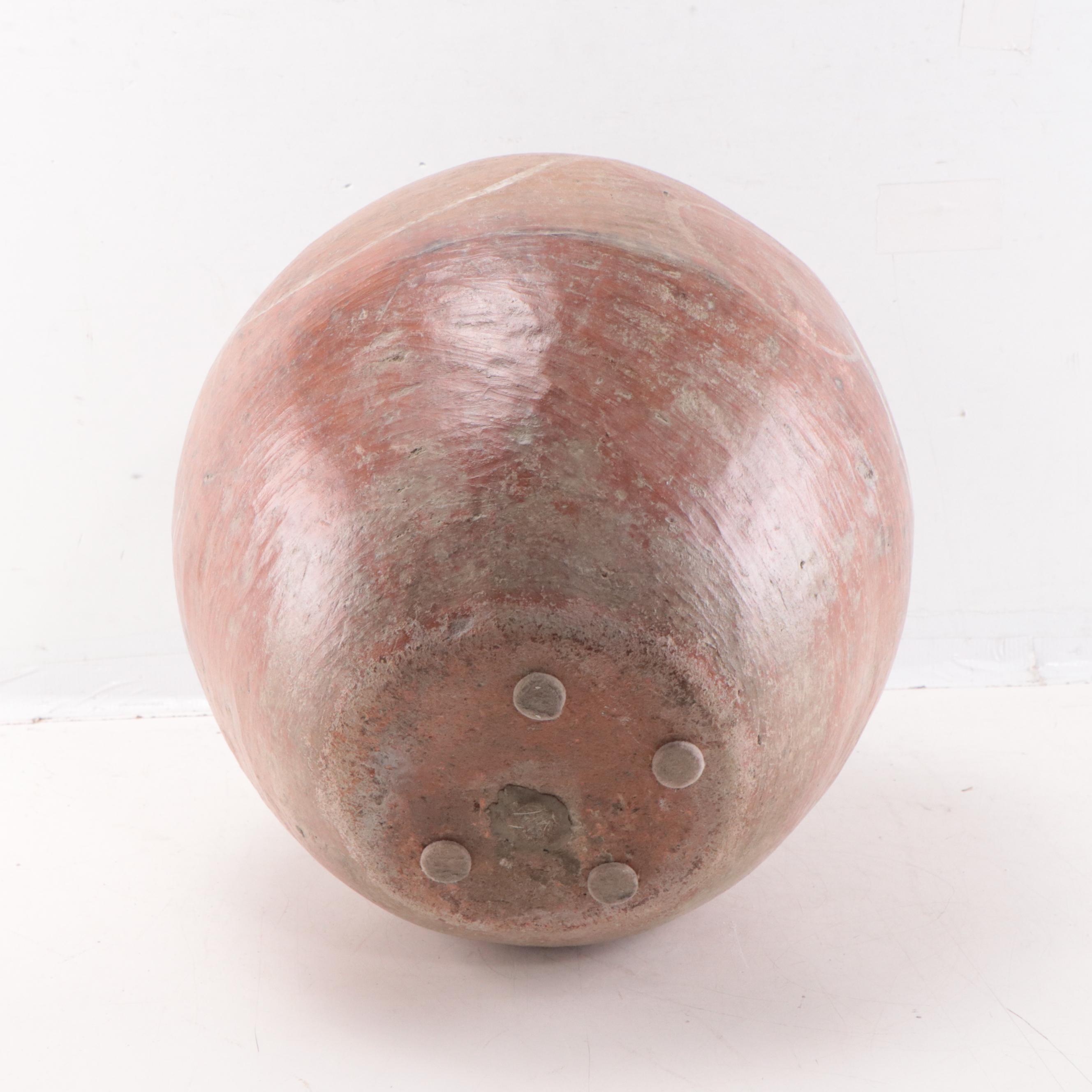 Brazilian Earthenware "Pote" Storage Jar, Mid-20th Century