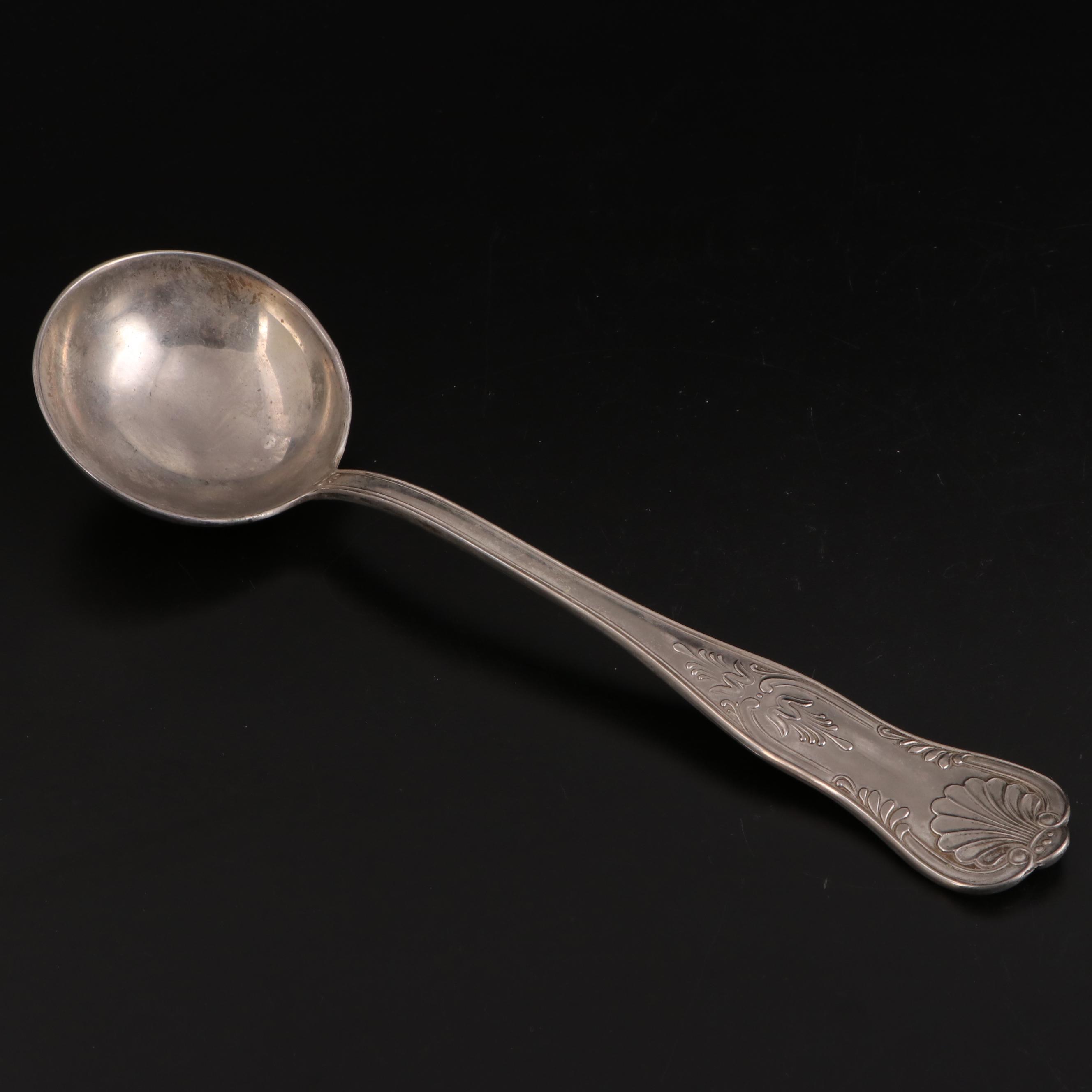 Silver Plate "Kings" Pattern Flatware with Serving Utensils