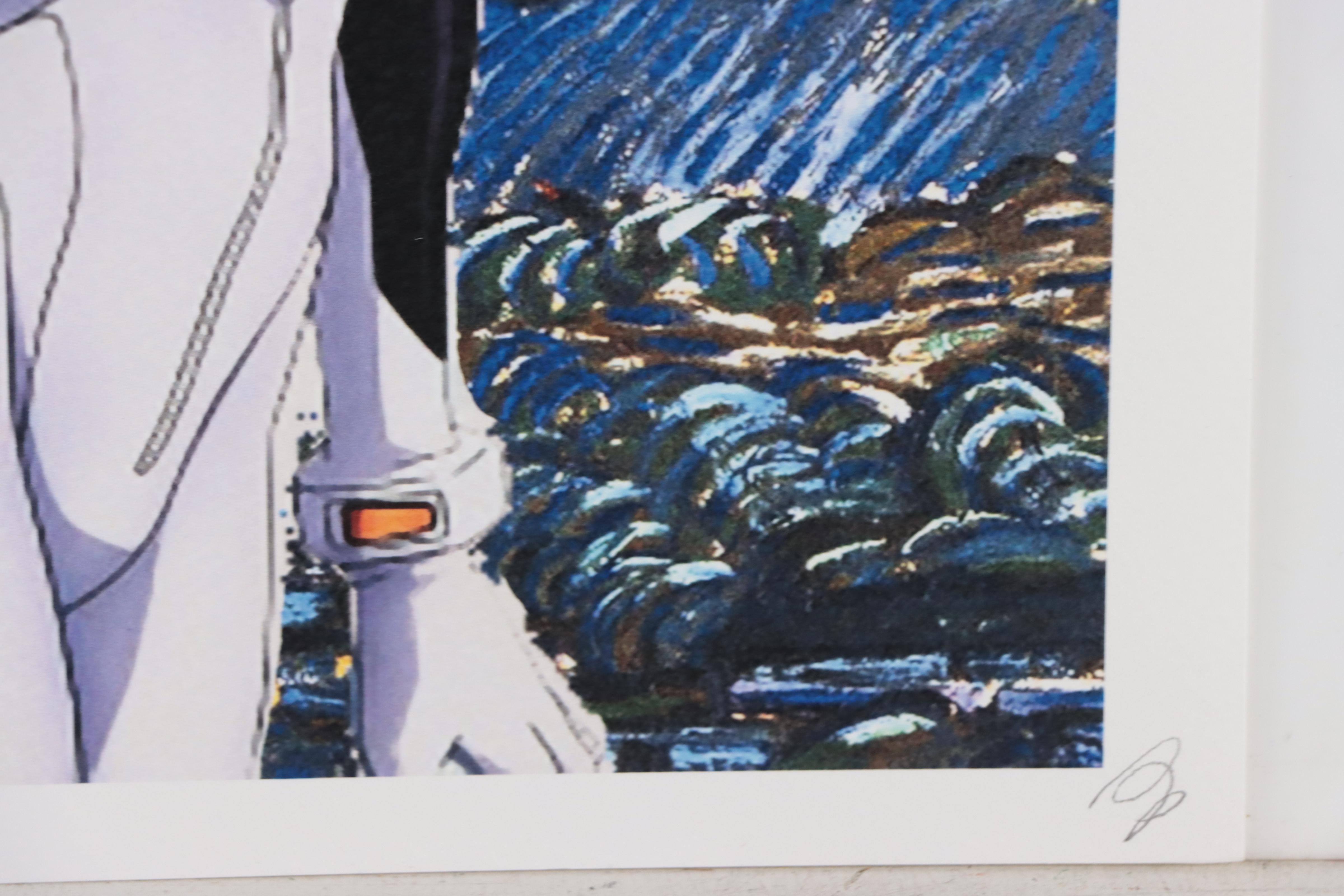 Death NYC Pop Art Graphic Print of Anime Starry Night, 2020