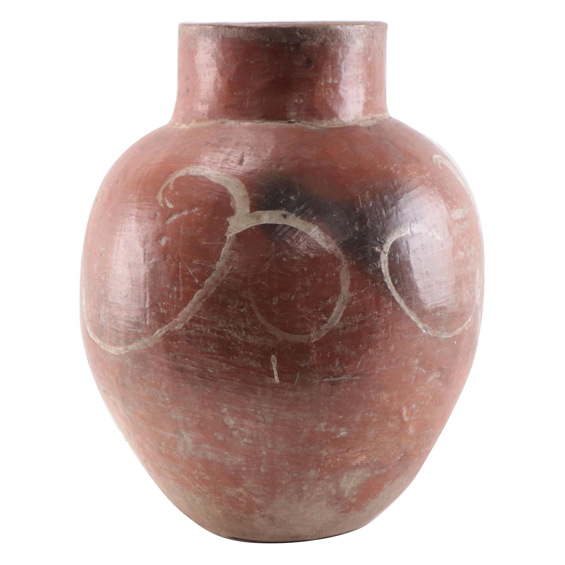 Brazilian Earthenware "Pote" Storage Jar, Mid-20th Century