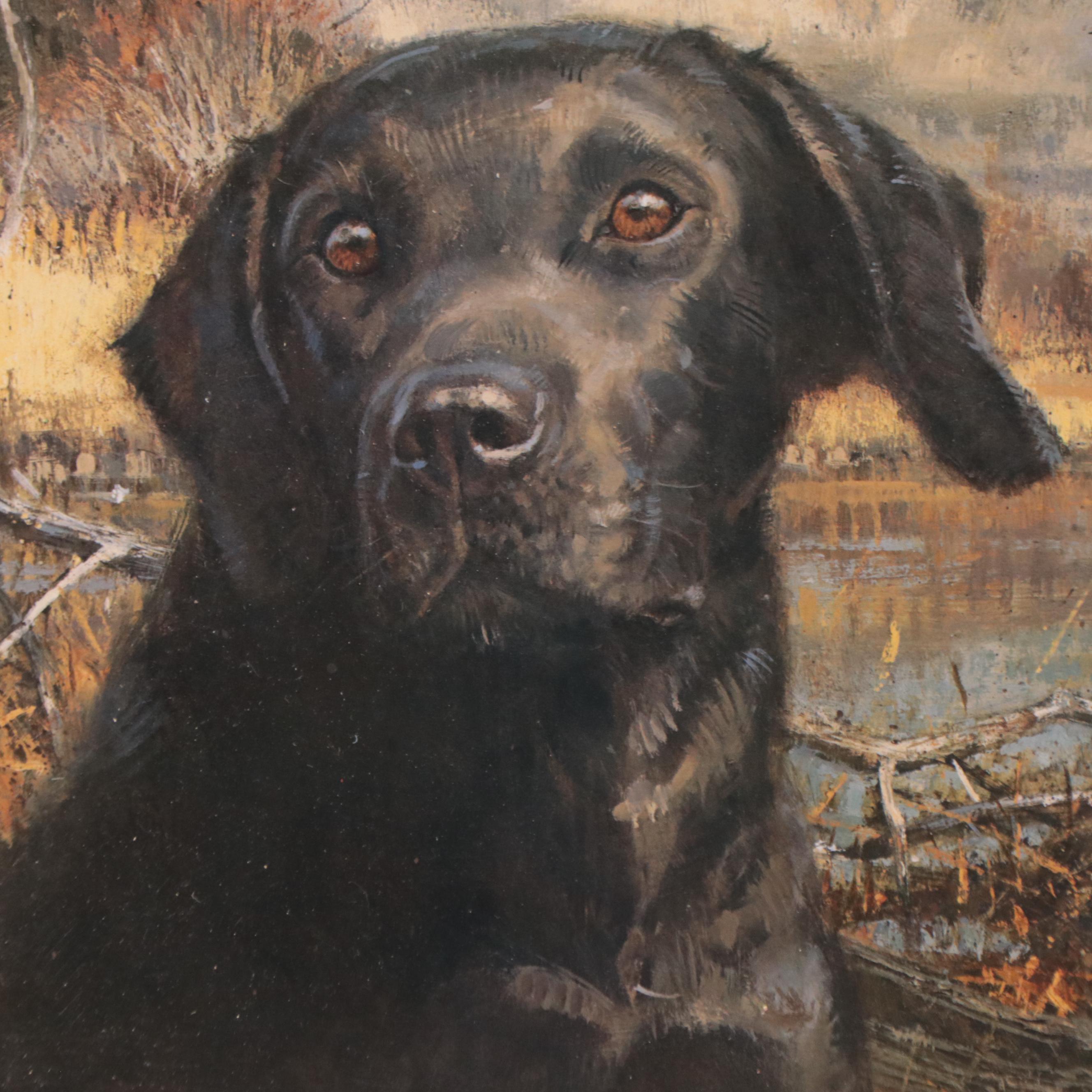 Robert K. Abbett Offset Lithograph "Labrador Retriever"
