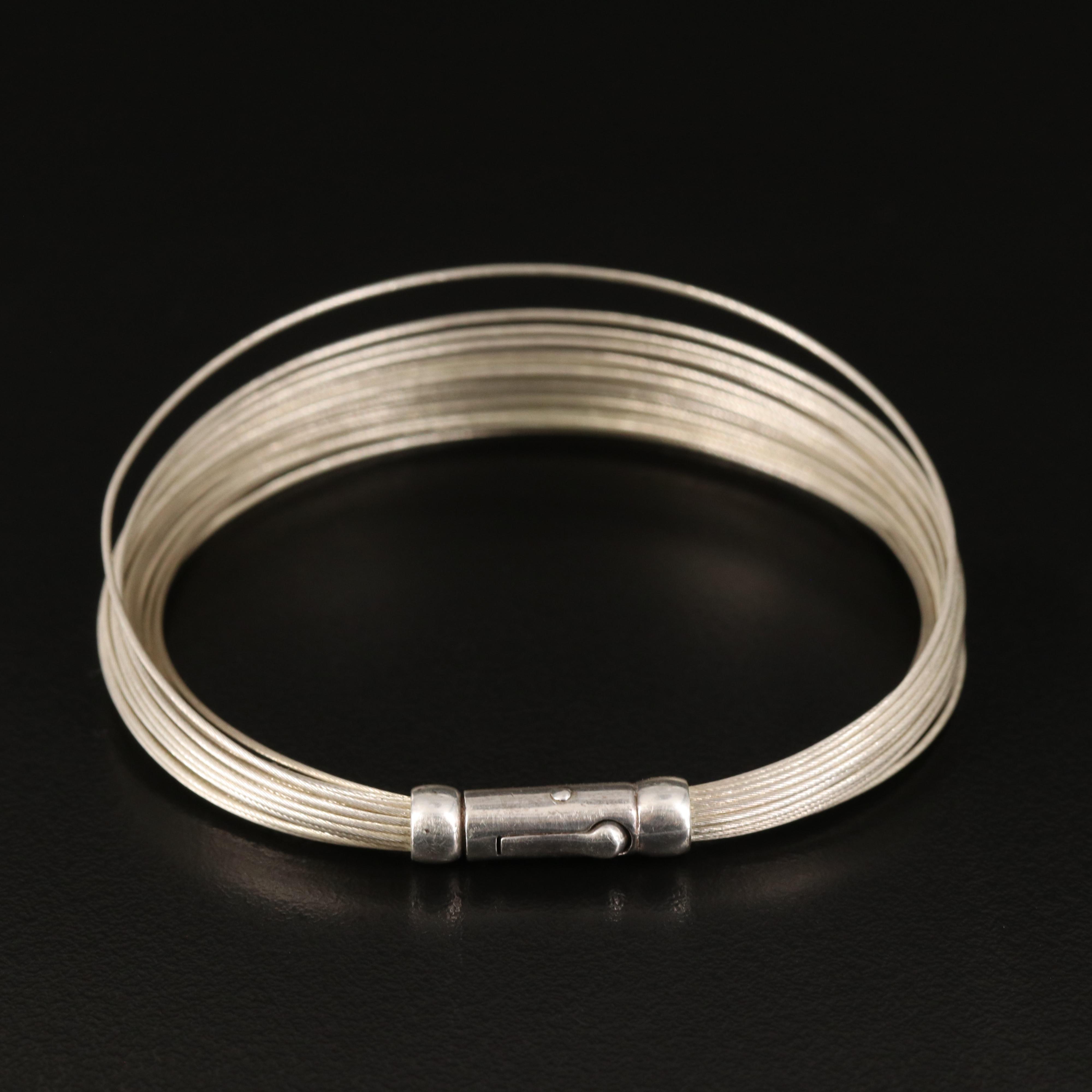 Tiffany & Co.  Multi Strand Wire Bangle in Sterling