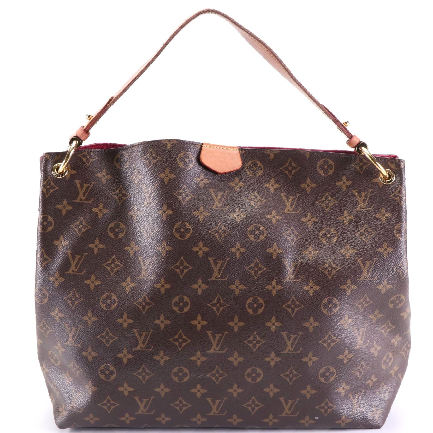 Louis Vuitton Graceful MM Hobo Bag in Monogram Canvas and Leather