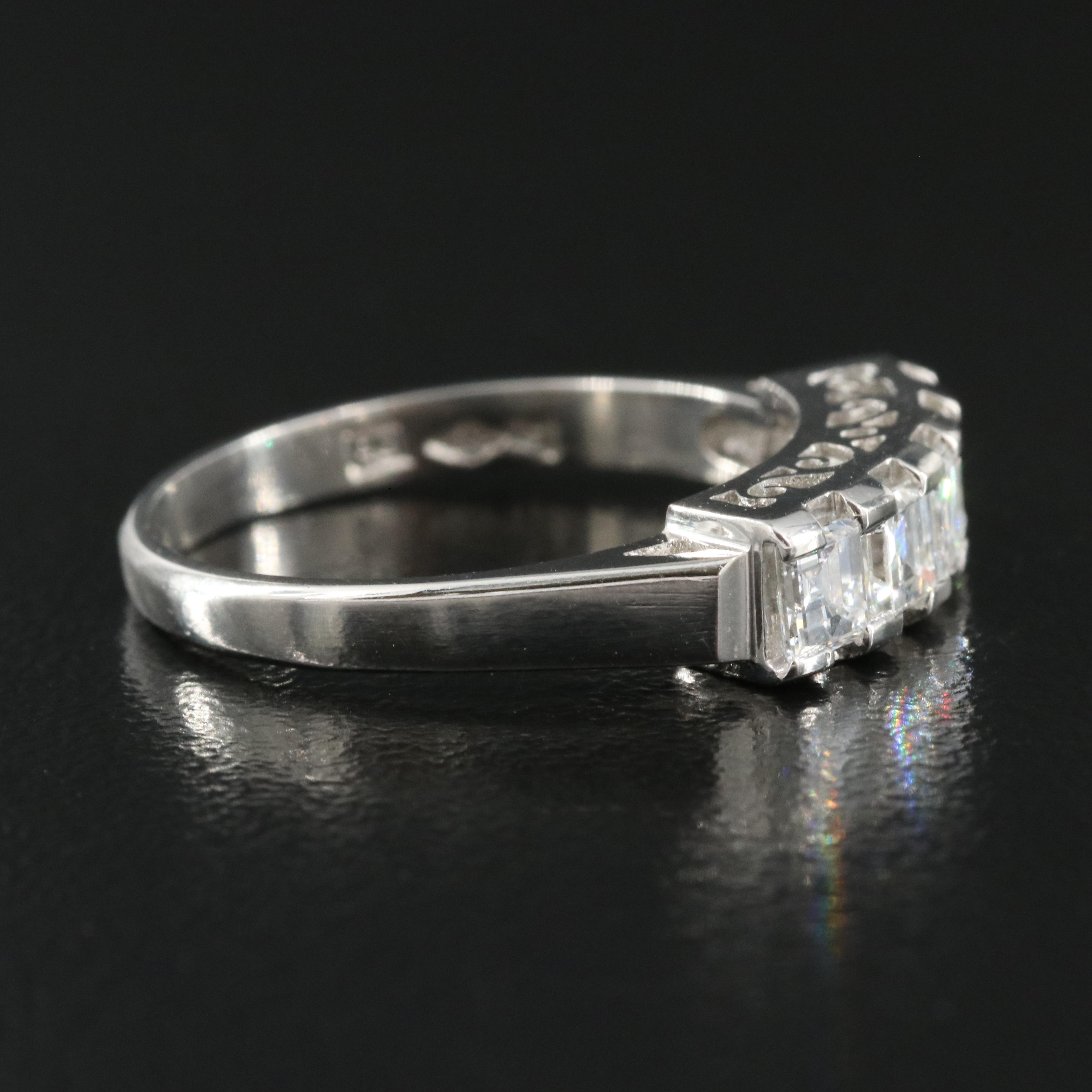 Platinum 0.97 CTW Diamond Ring