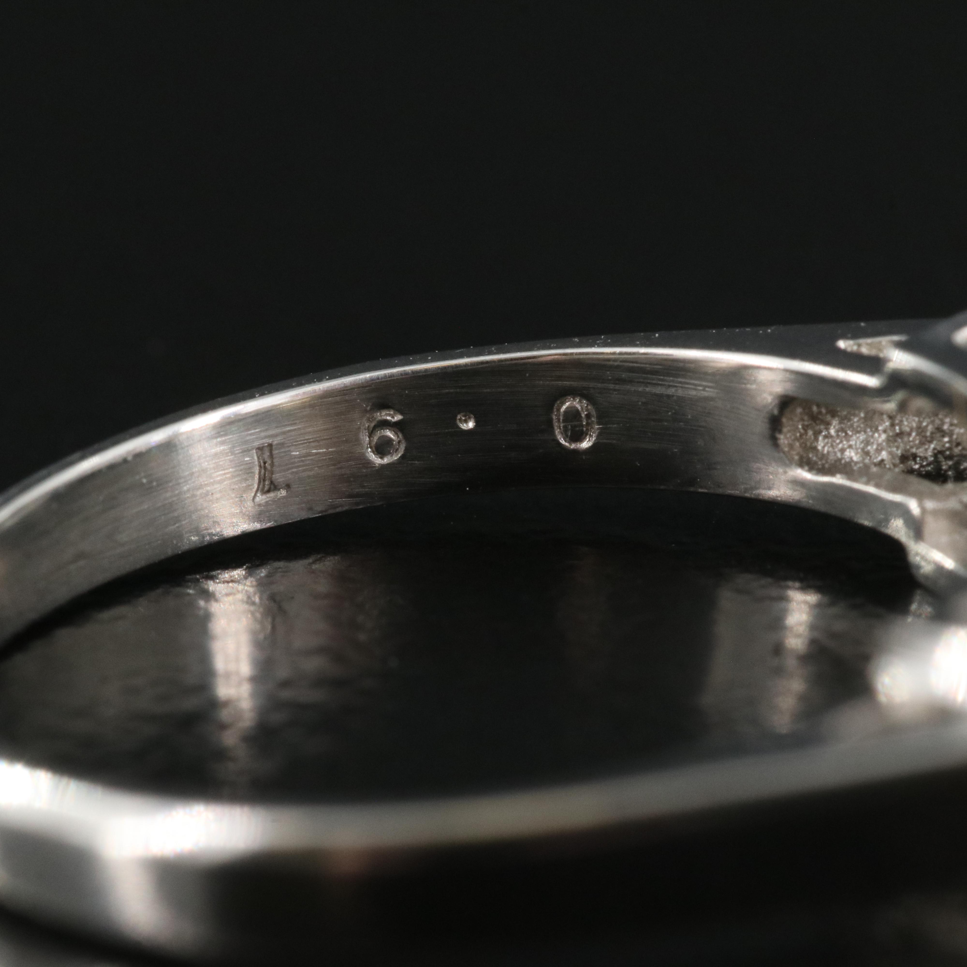 Platinum 0.97 CTW Diamond Ring