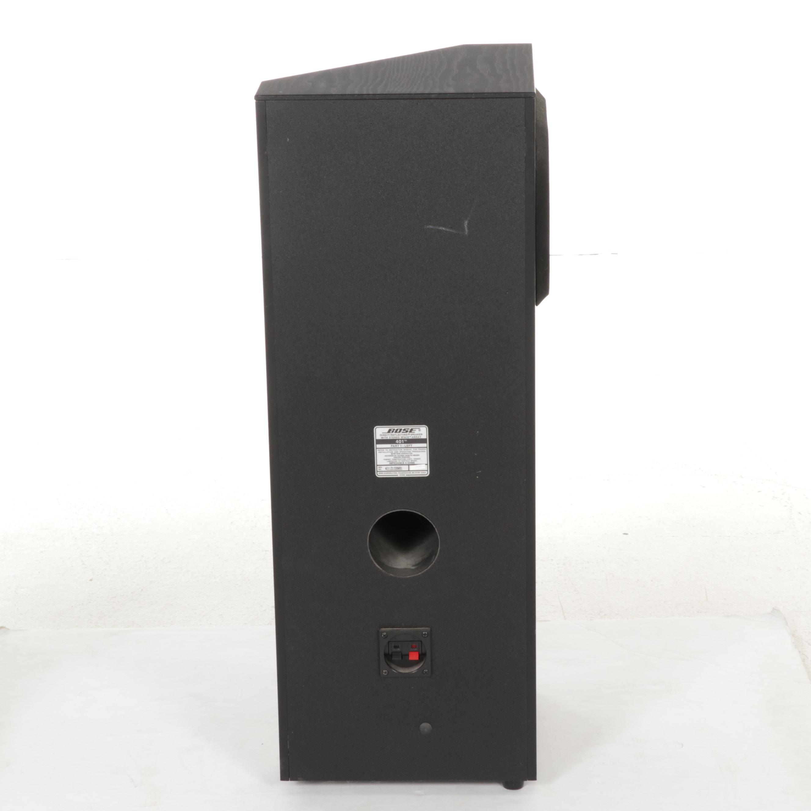Bose 401 Direct/Reflecting Standing Speakers, Late 20th Century