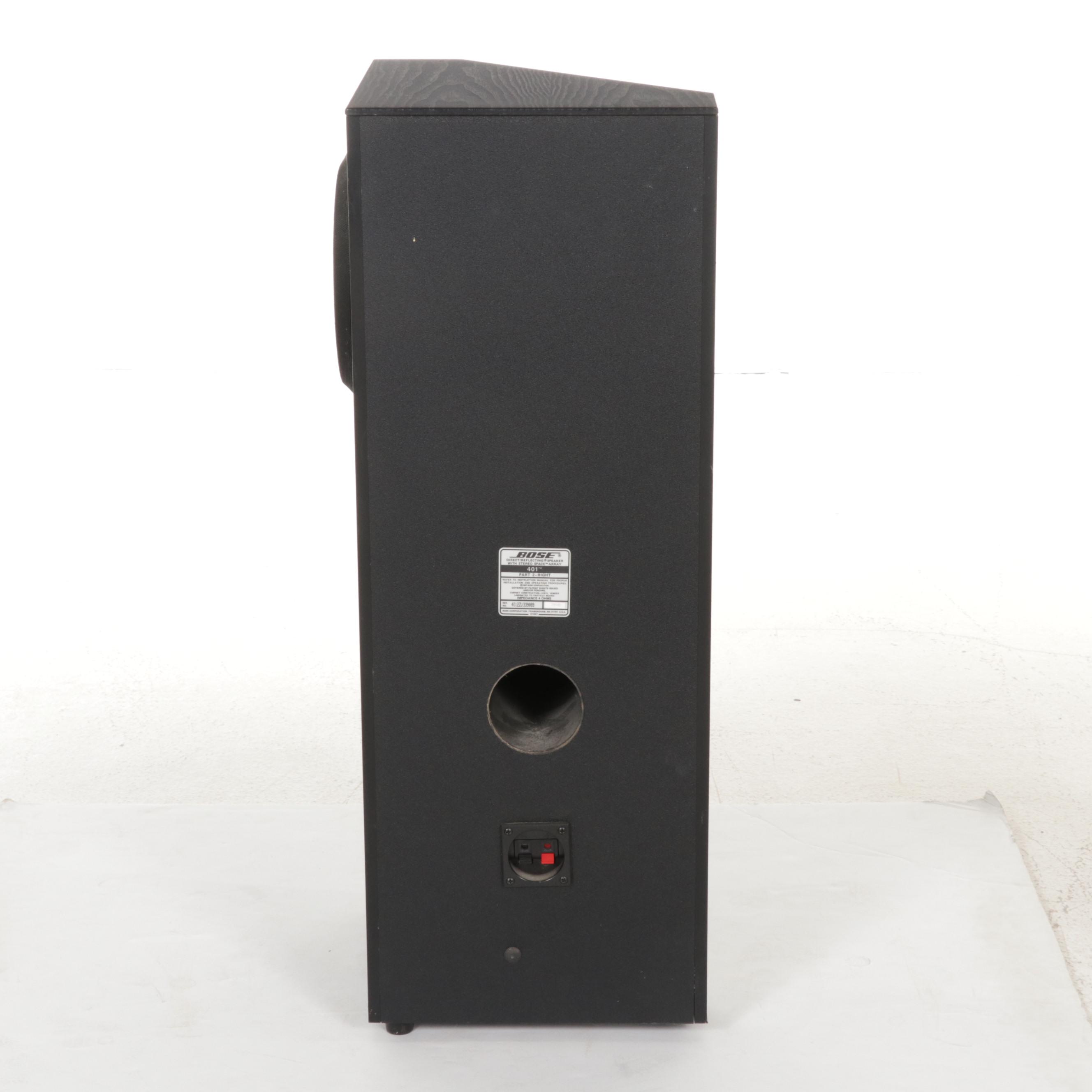 Bose 401 Direct/Reflecting Standing Speakers, Late 20th Century
