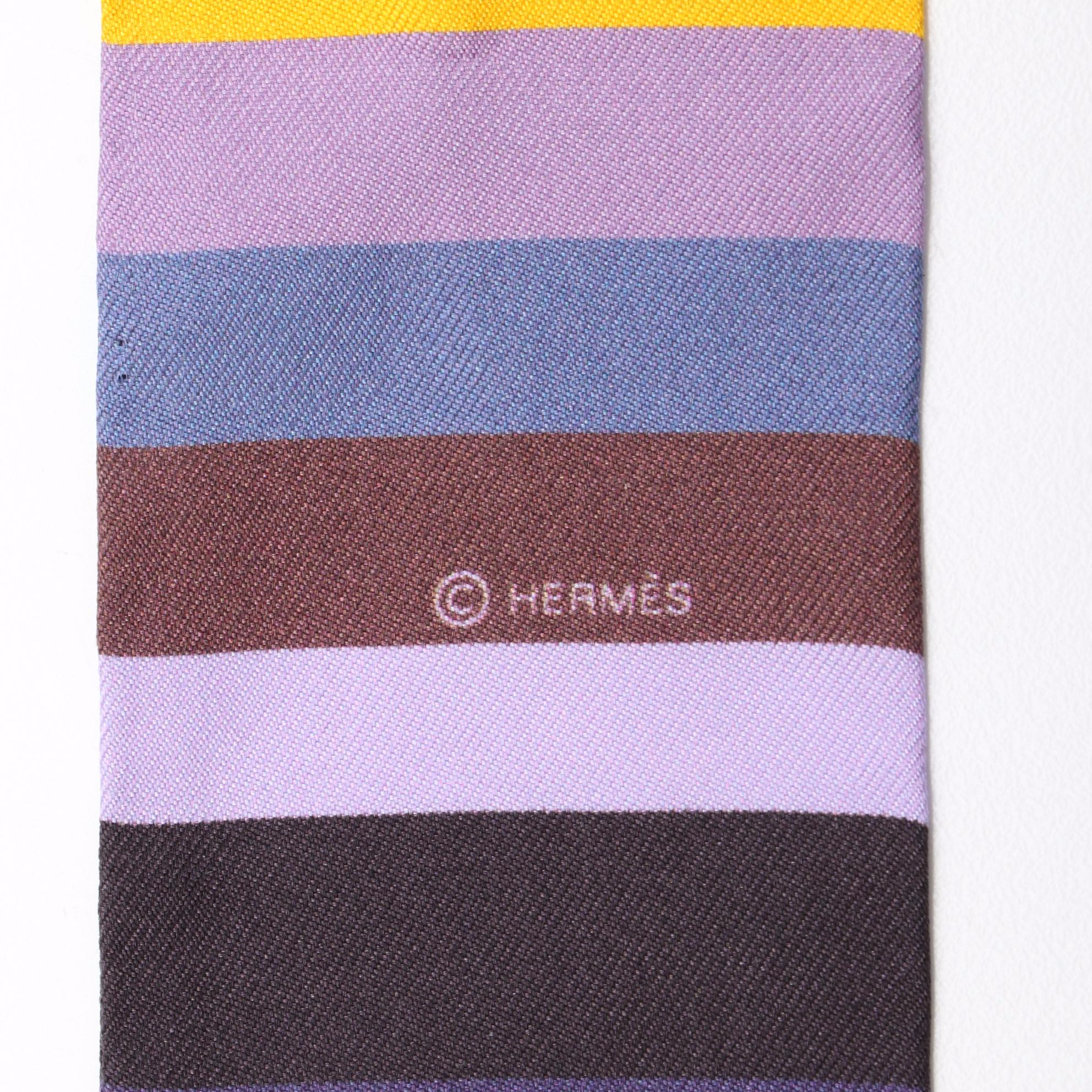 Hermès Swimmers Silk Twilly Scarf