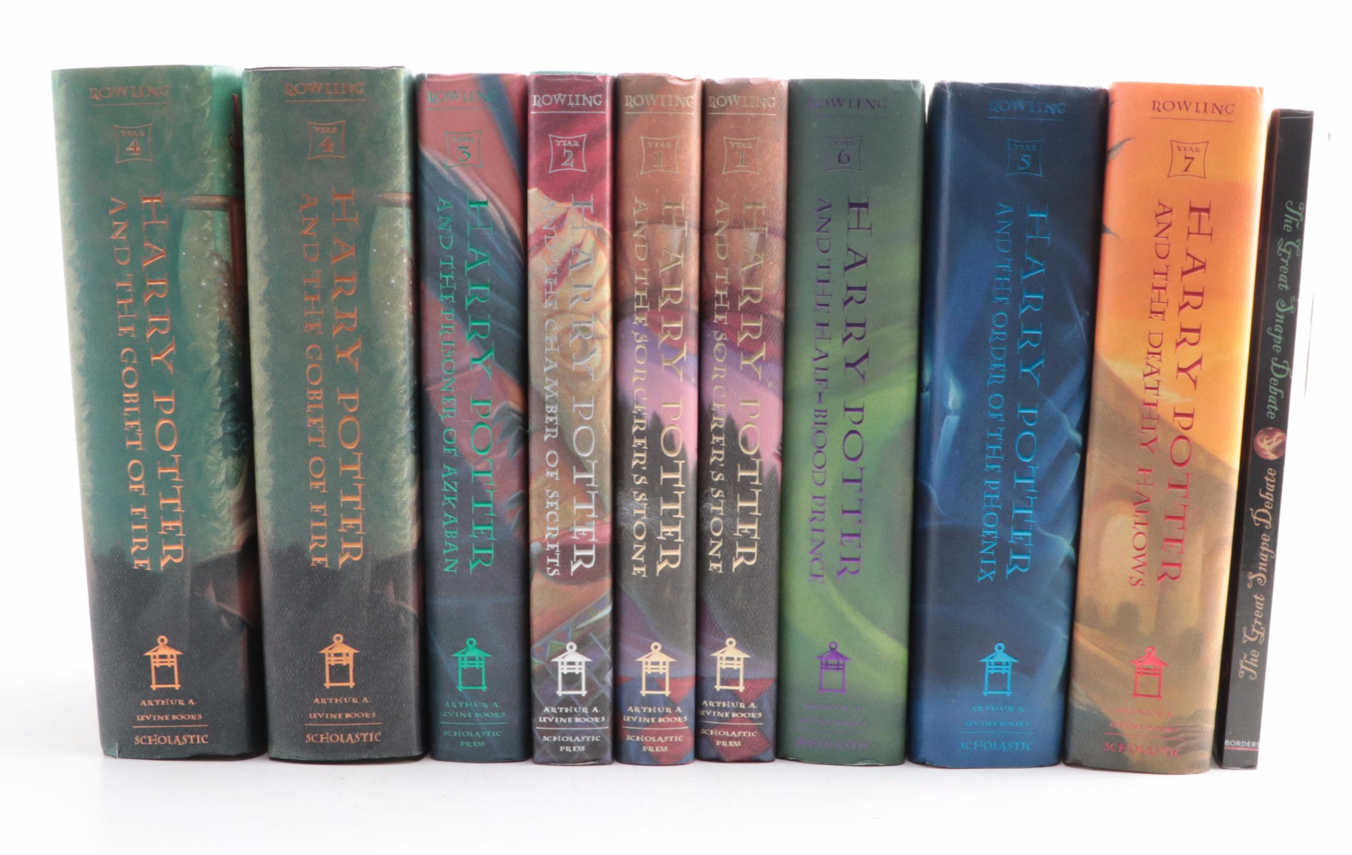First American Edition "Harry Potter" Complete Series with "Great Snape Debate"