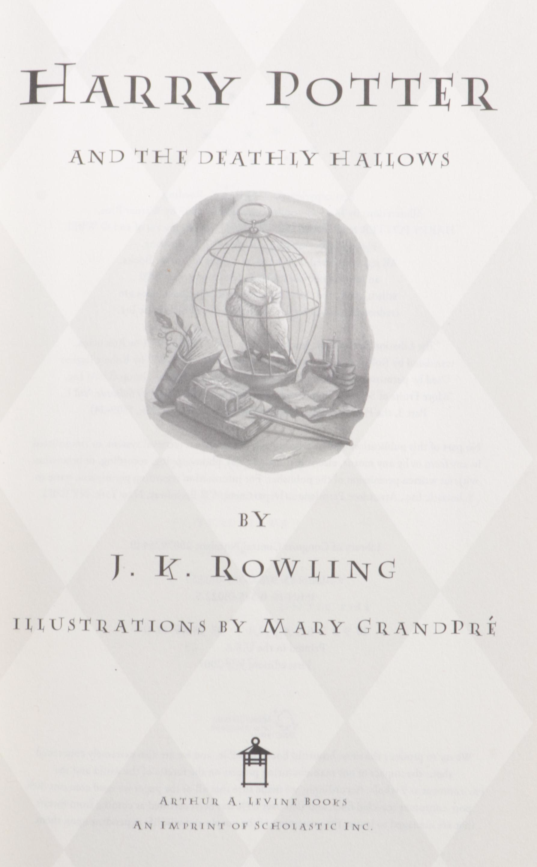 First American Edition "Harry Potter" Complete Series with "Great Snape Debate"