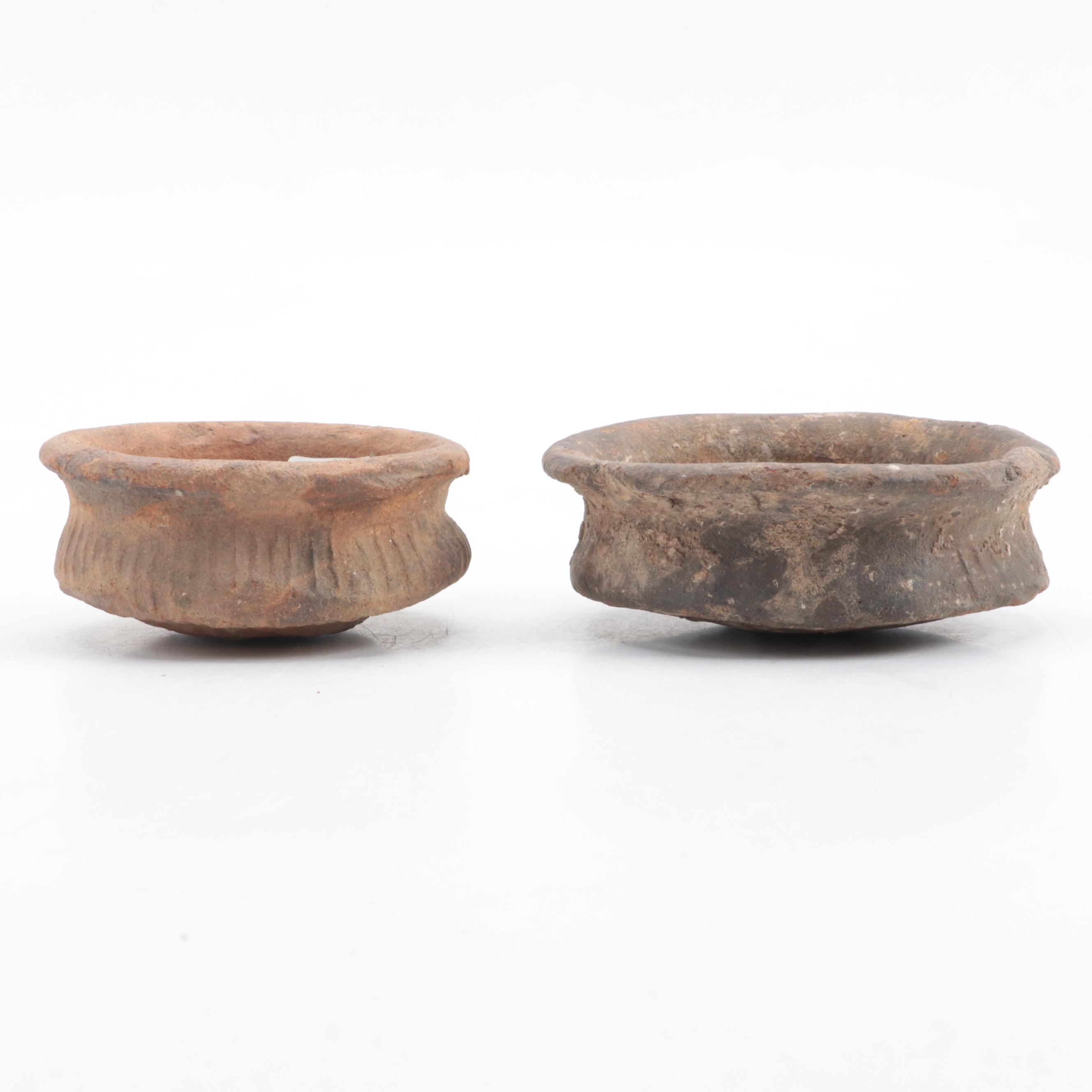 Vietnamese Incised Earthenware Bowls