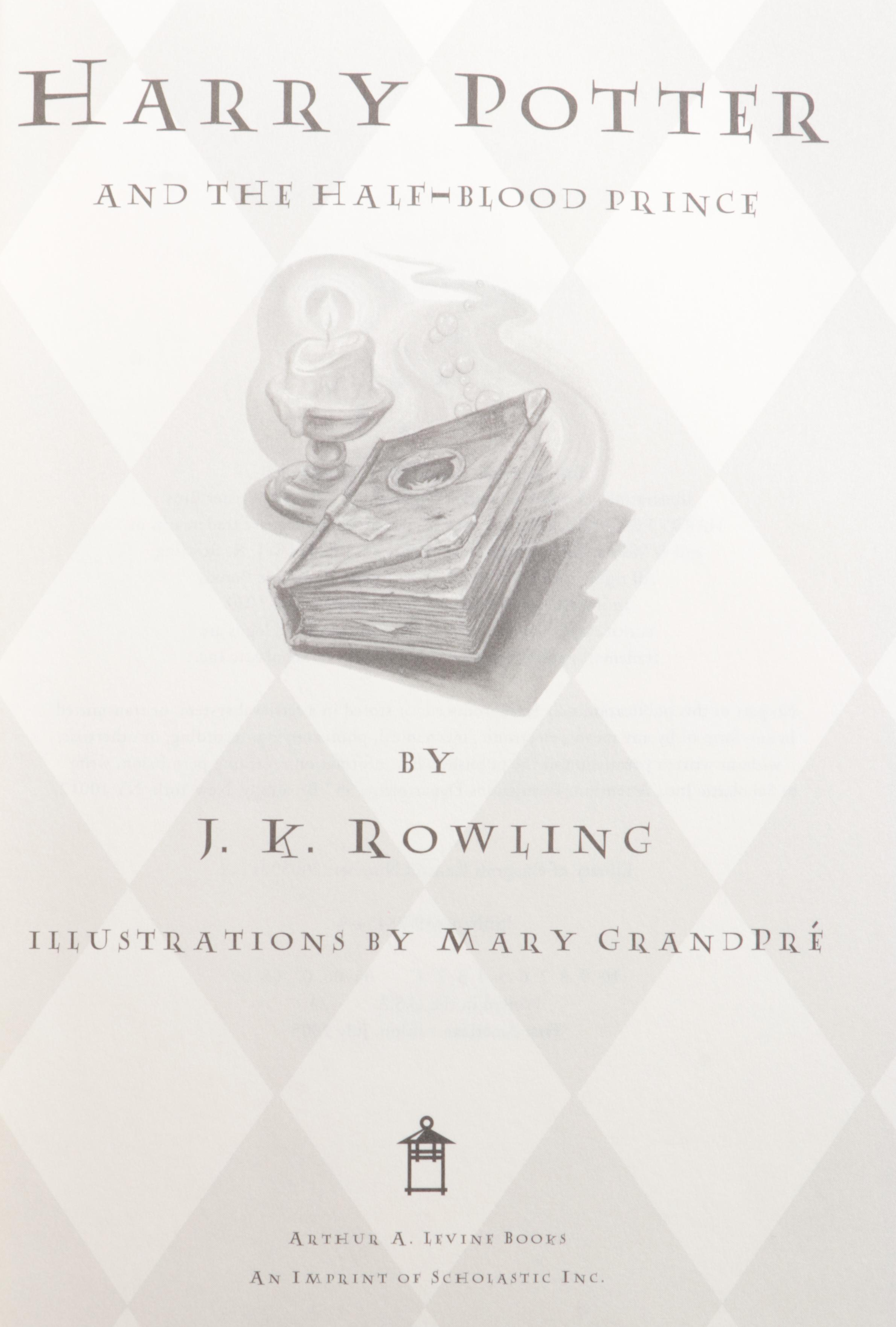 First American Edition "Harry Potter" Complete Series with "Great Snape Debate"