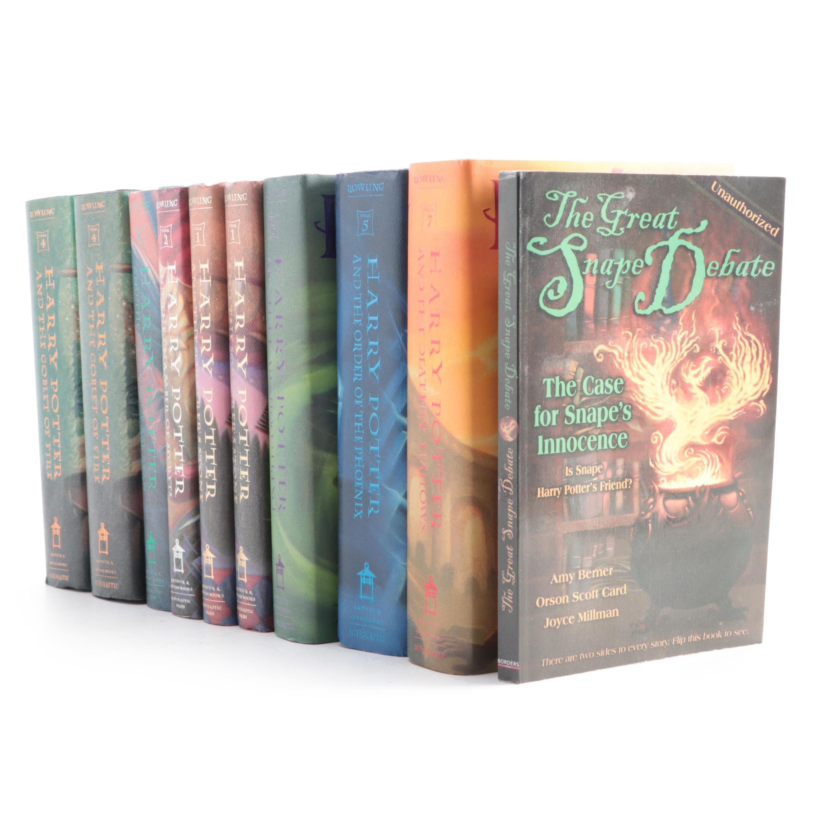 First American Edition "Harry Potter" Complete Series with "Great Snape Debate"