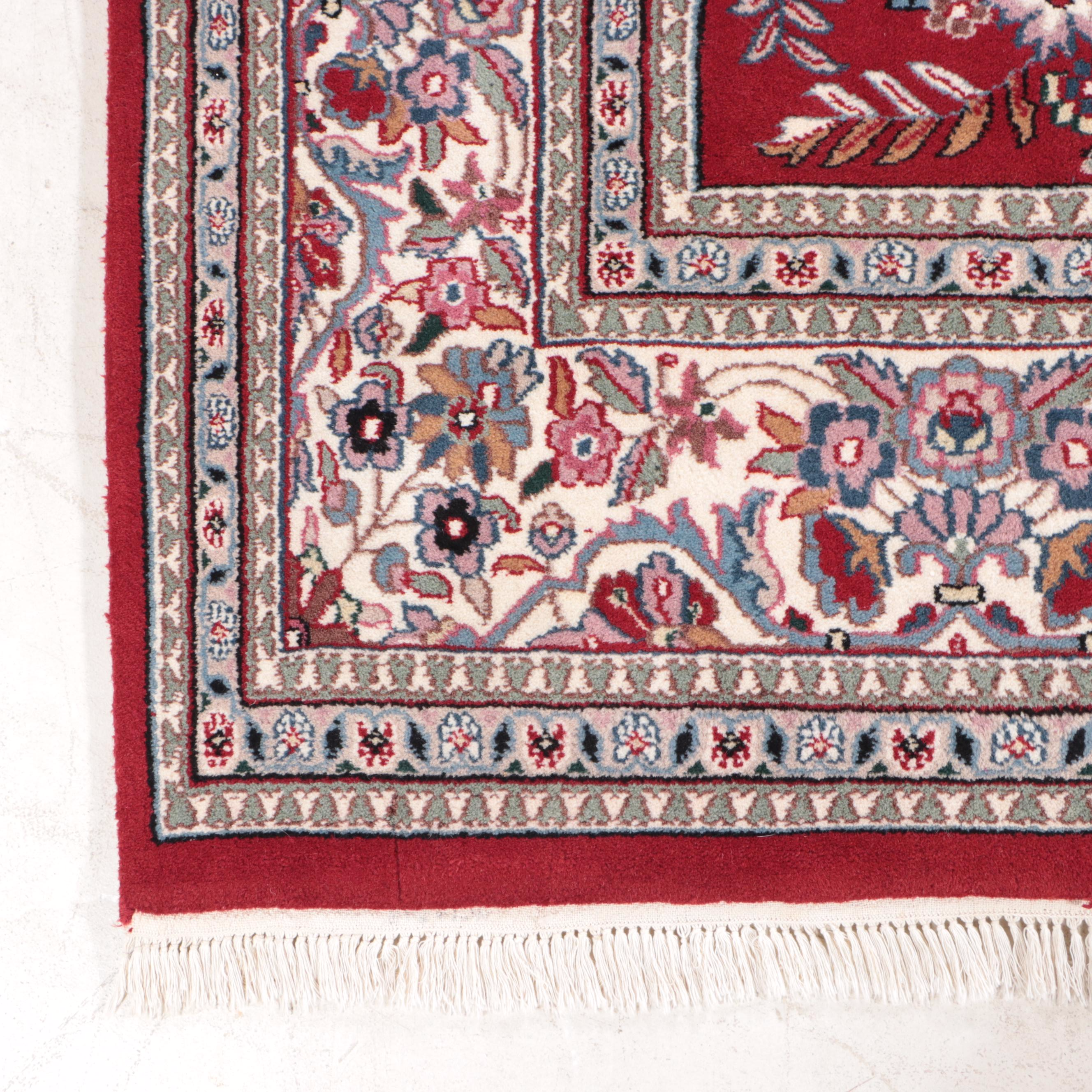 7'11 x 10'4 Hand-Knotted Persian Kerman Area Rug