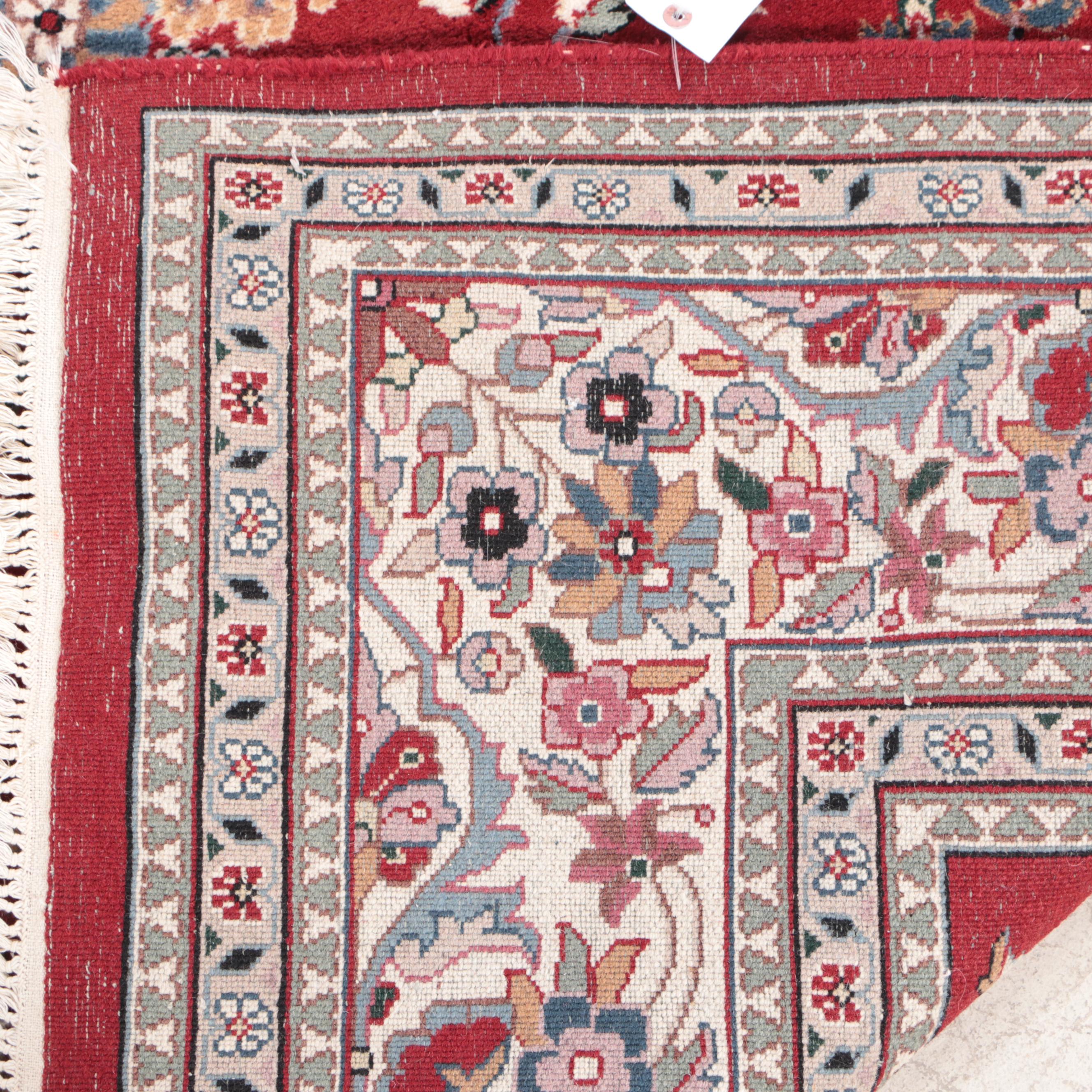 7'11 x 10'4 Hand-Knotted Persian Kerman Area Rug