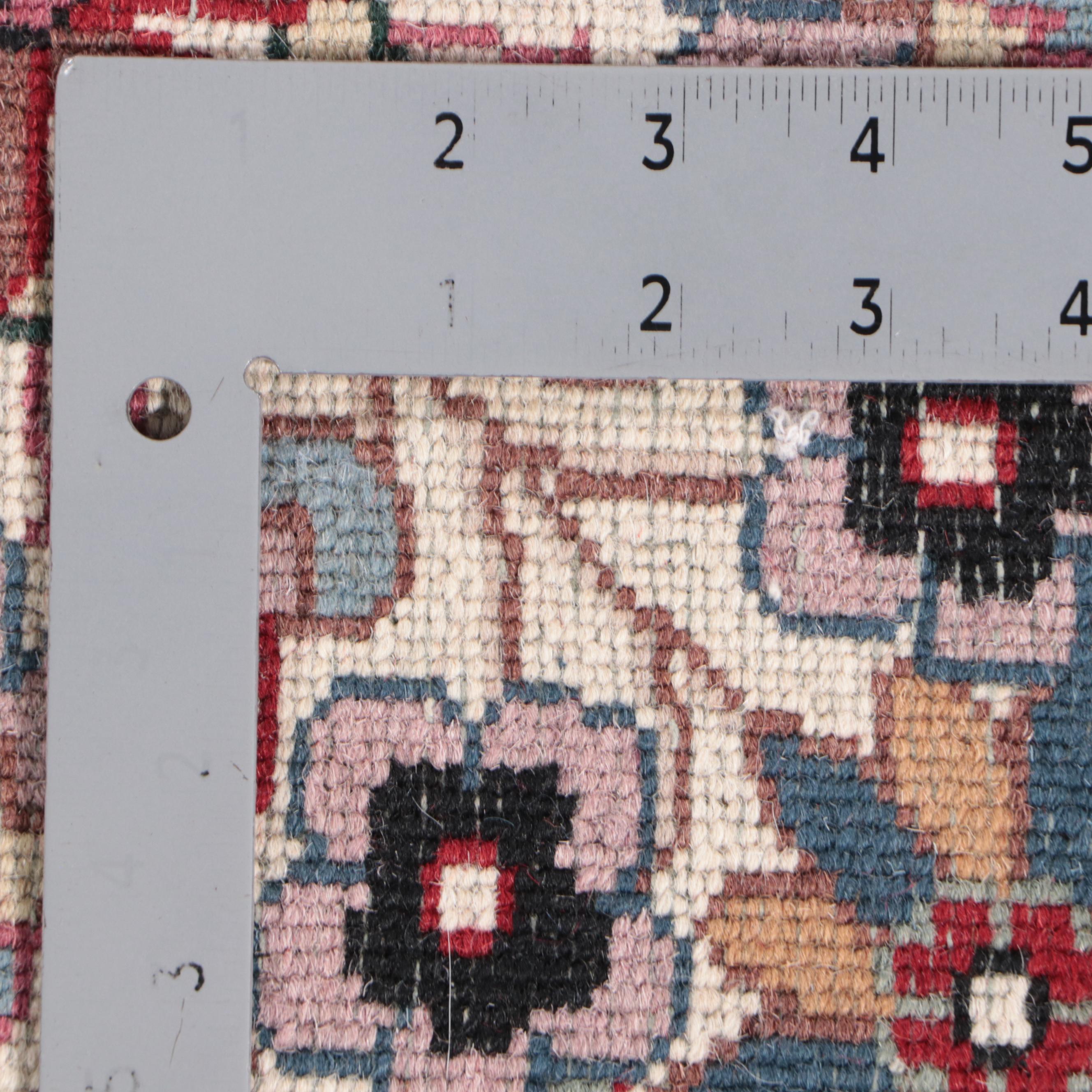 7'11 x 10'4 Hand-Knotted Persian Kerman Area Rug