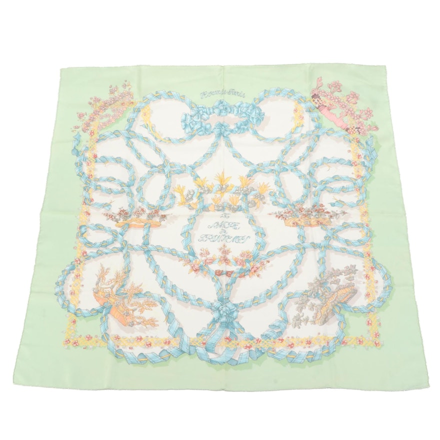 Hermès "Le Sacre du Printemps" Scarf 90 in Silk Twill