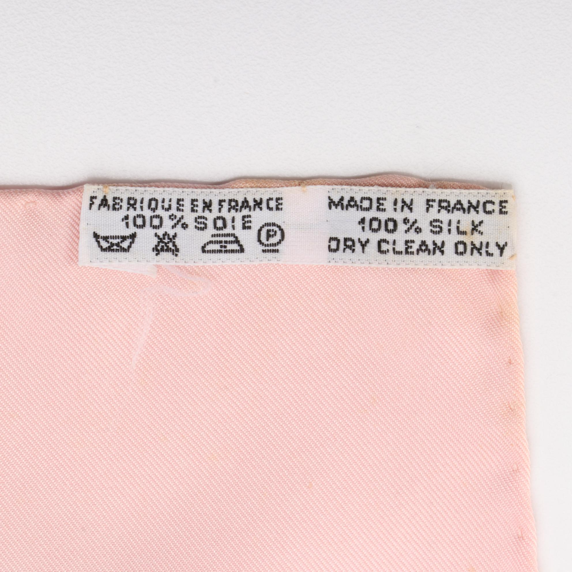 Hermès "Costumes Civils Actuels" Scarf 90 in Silk Twill